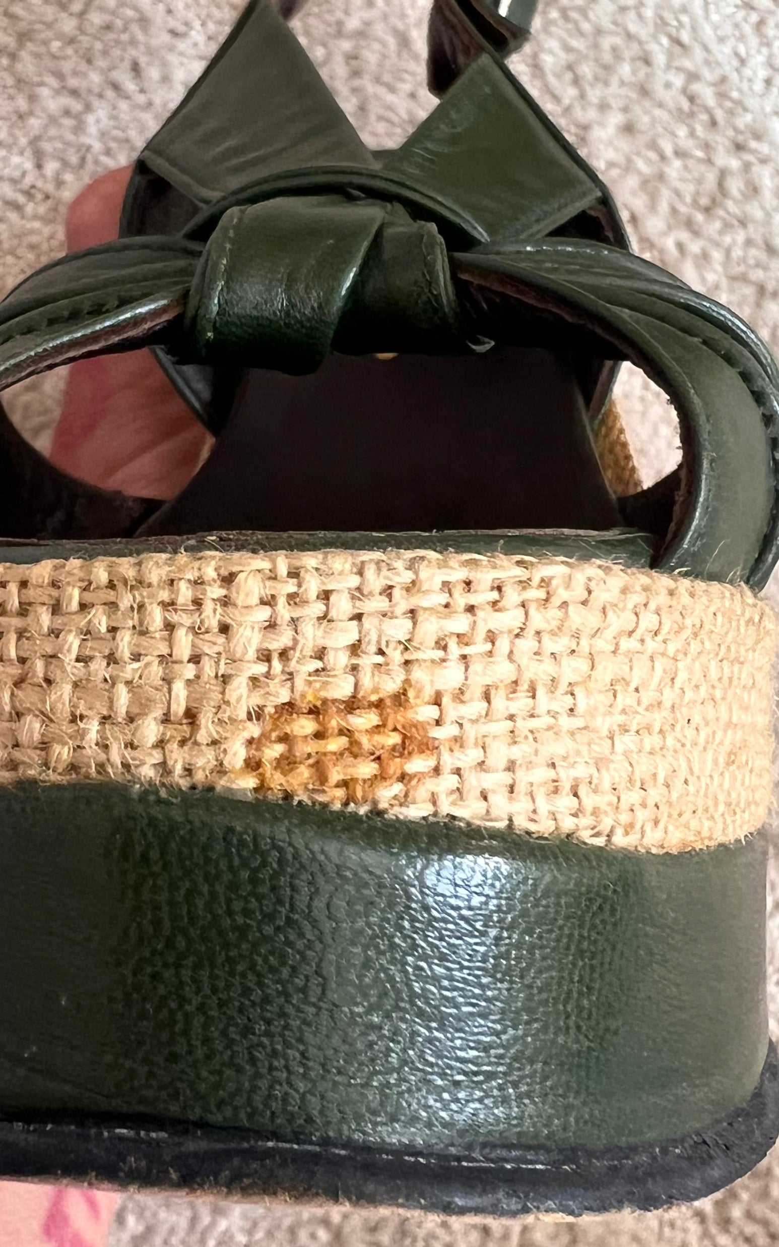 Vintage 70s Sergio Rossi Platform Wedges 38