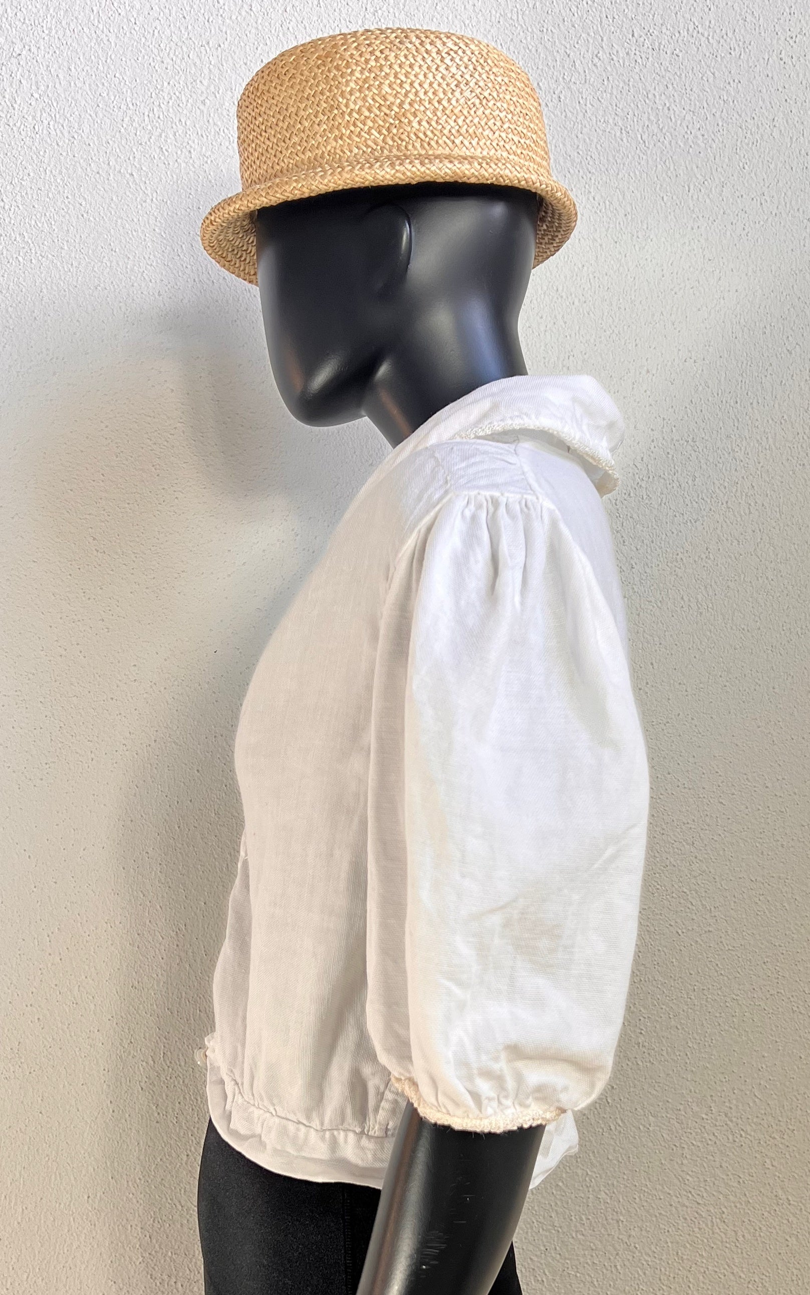 Vintage 40s Romantic Cropped Blouse