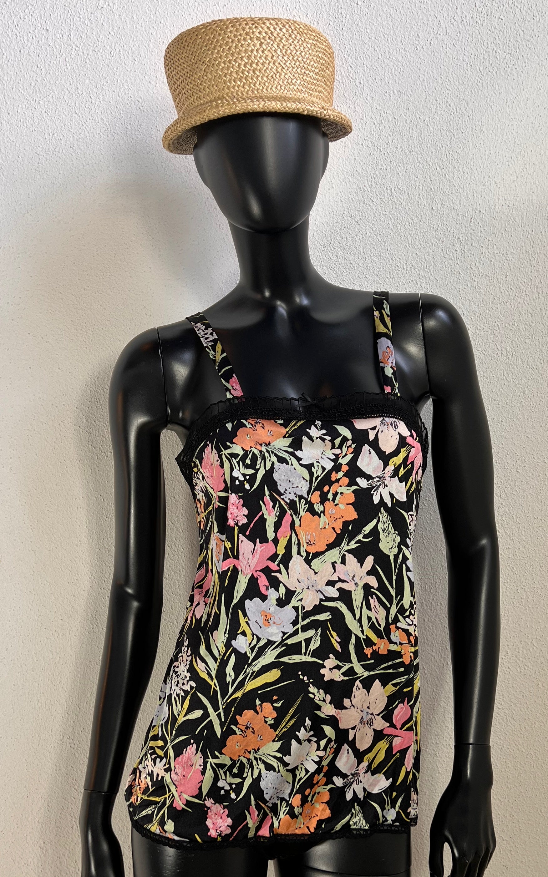Vintage Floral Lingerie Top