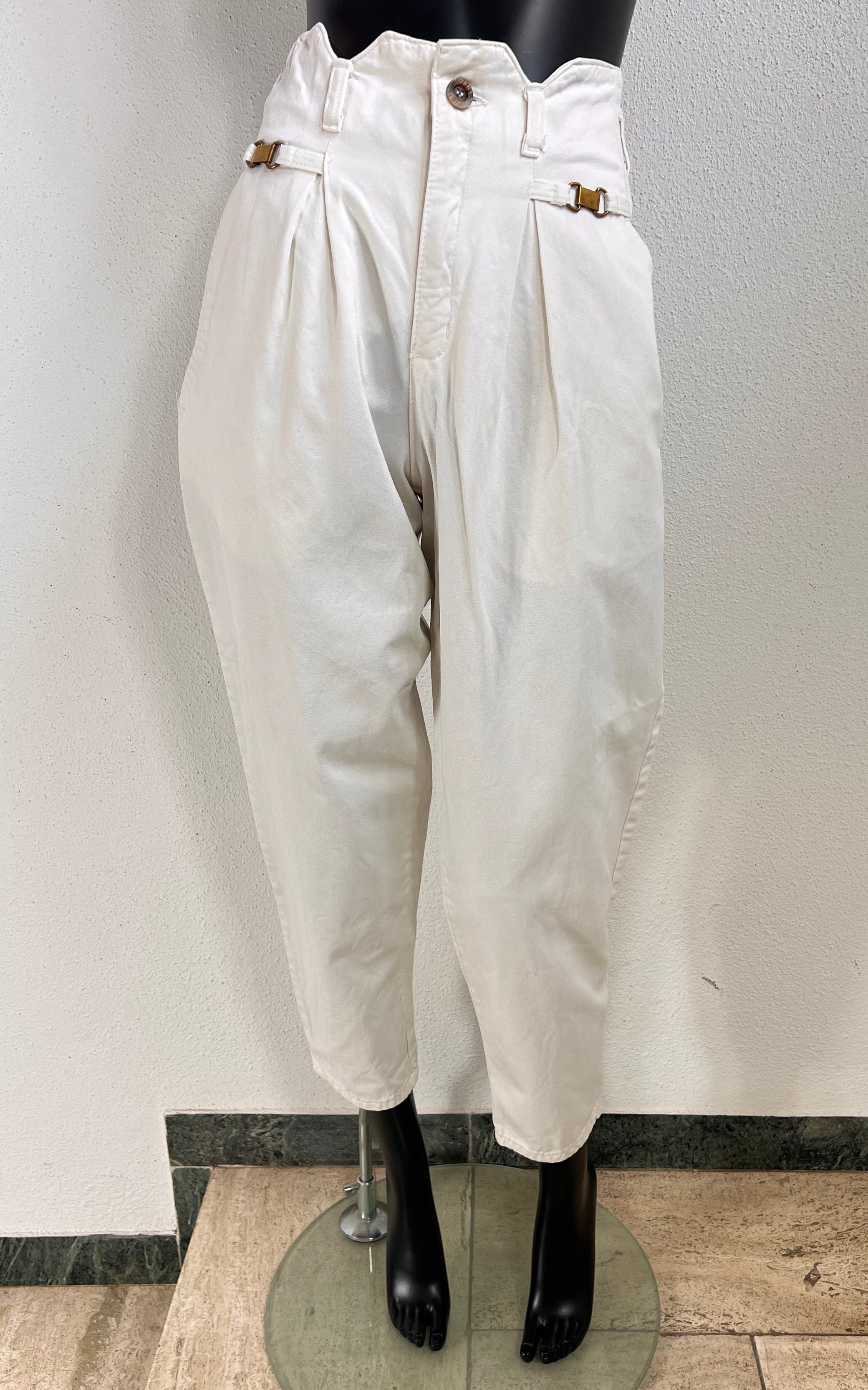 Vintage High-Waisted Barrel Pants