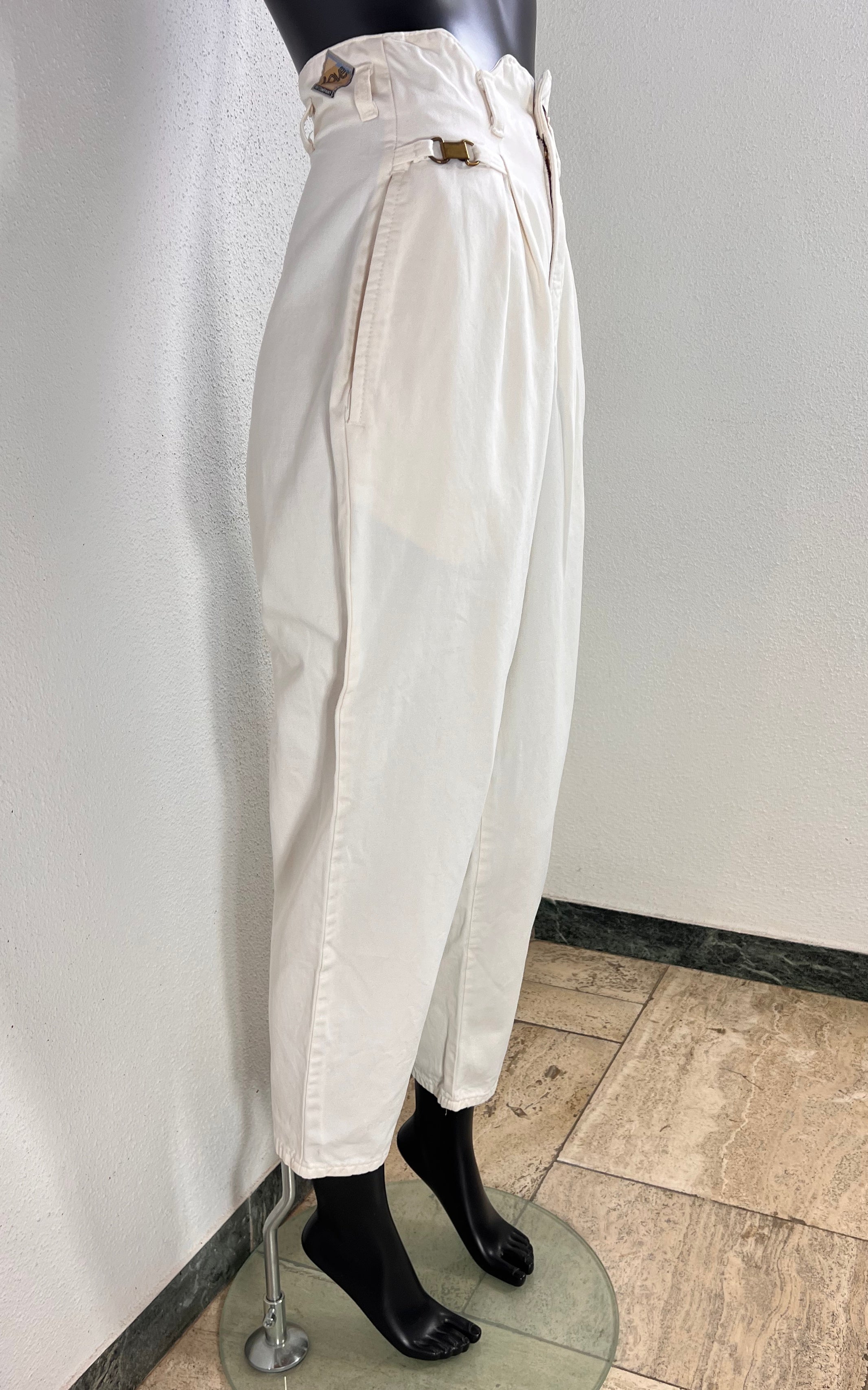 Vintage High-Waisted Barrel Pants