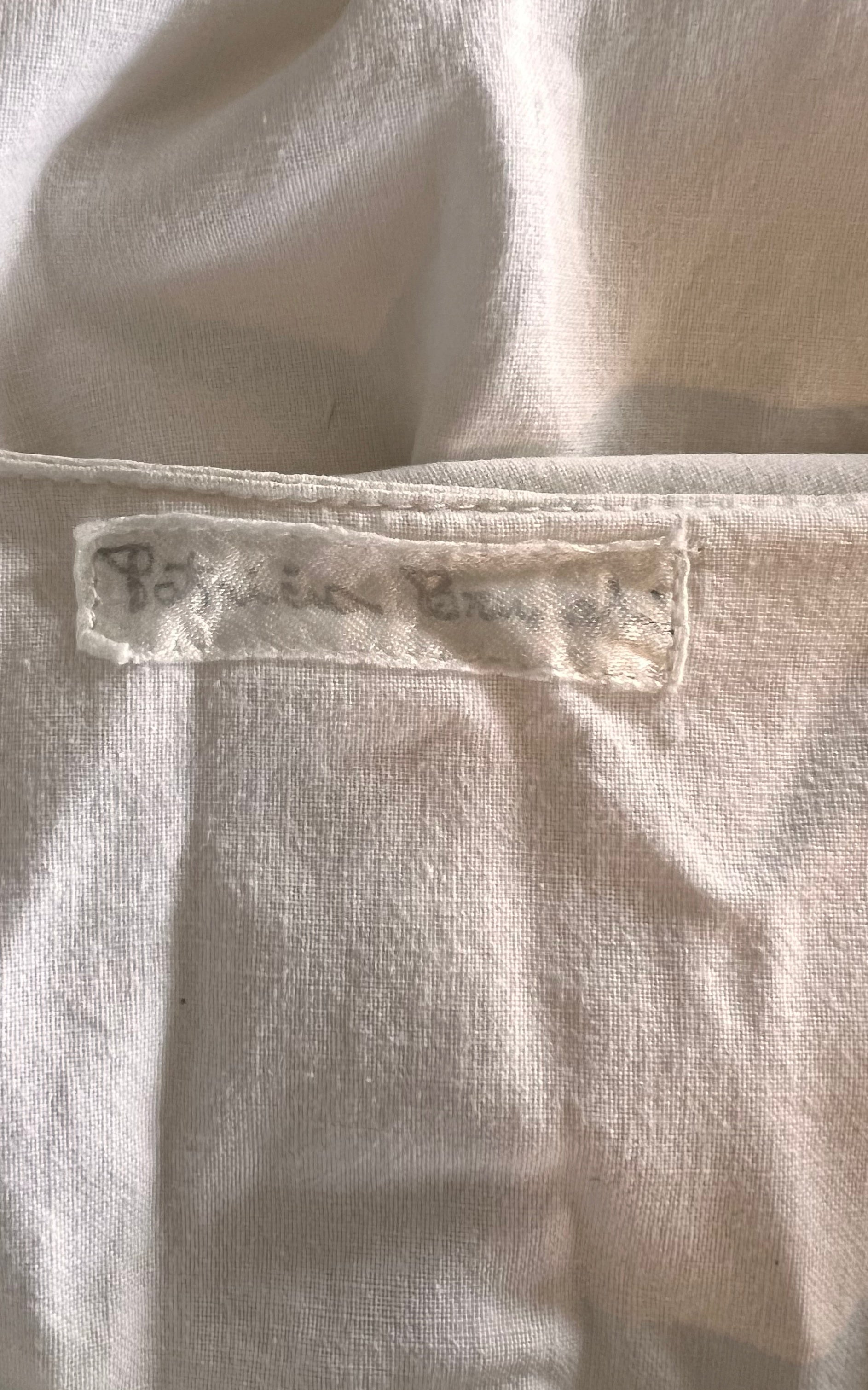 Vintage White Cotton Sailor Dress