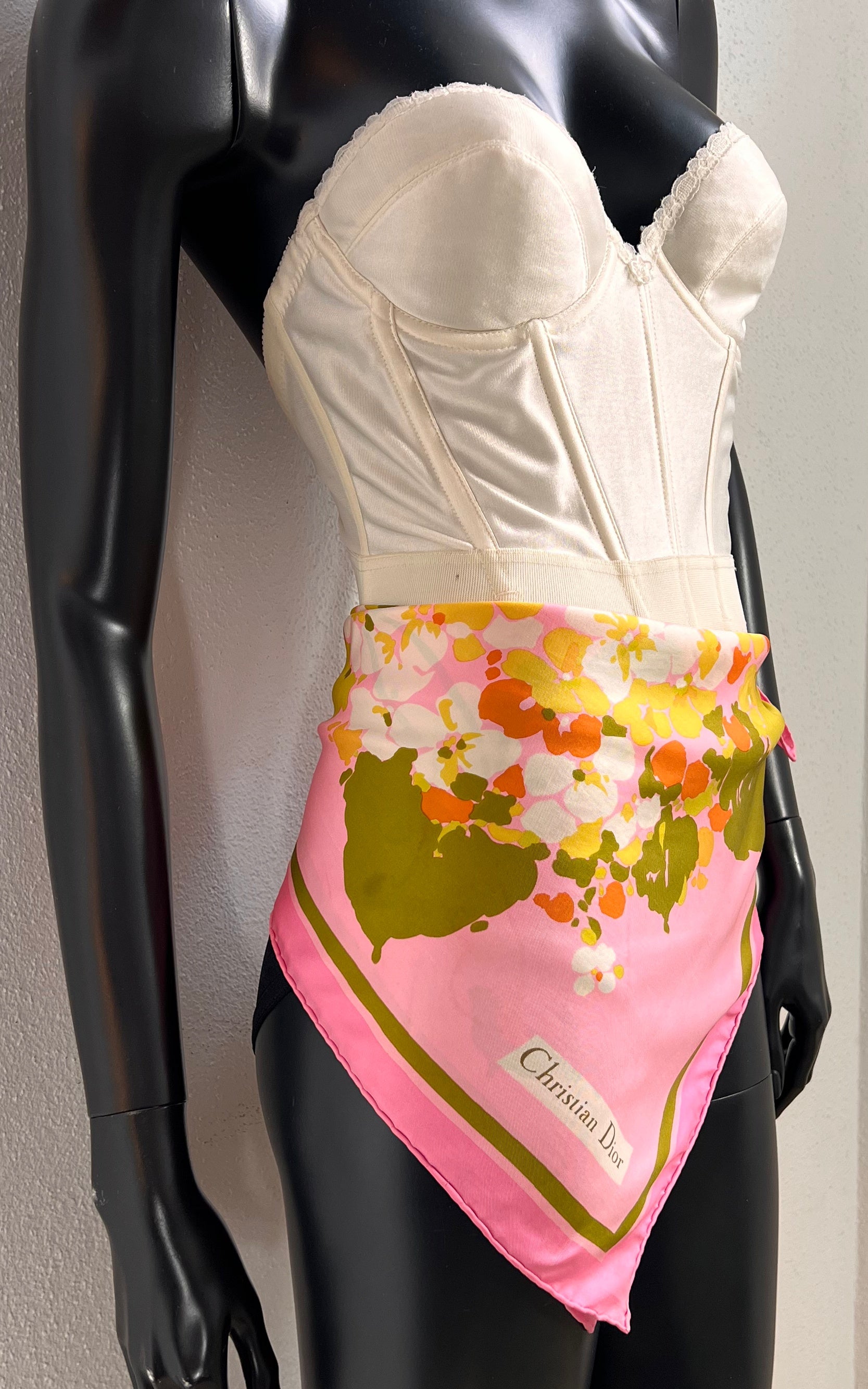 Vintage Christian Dior Silk Foulard