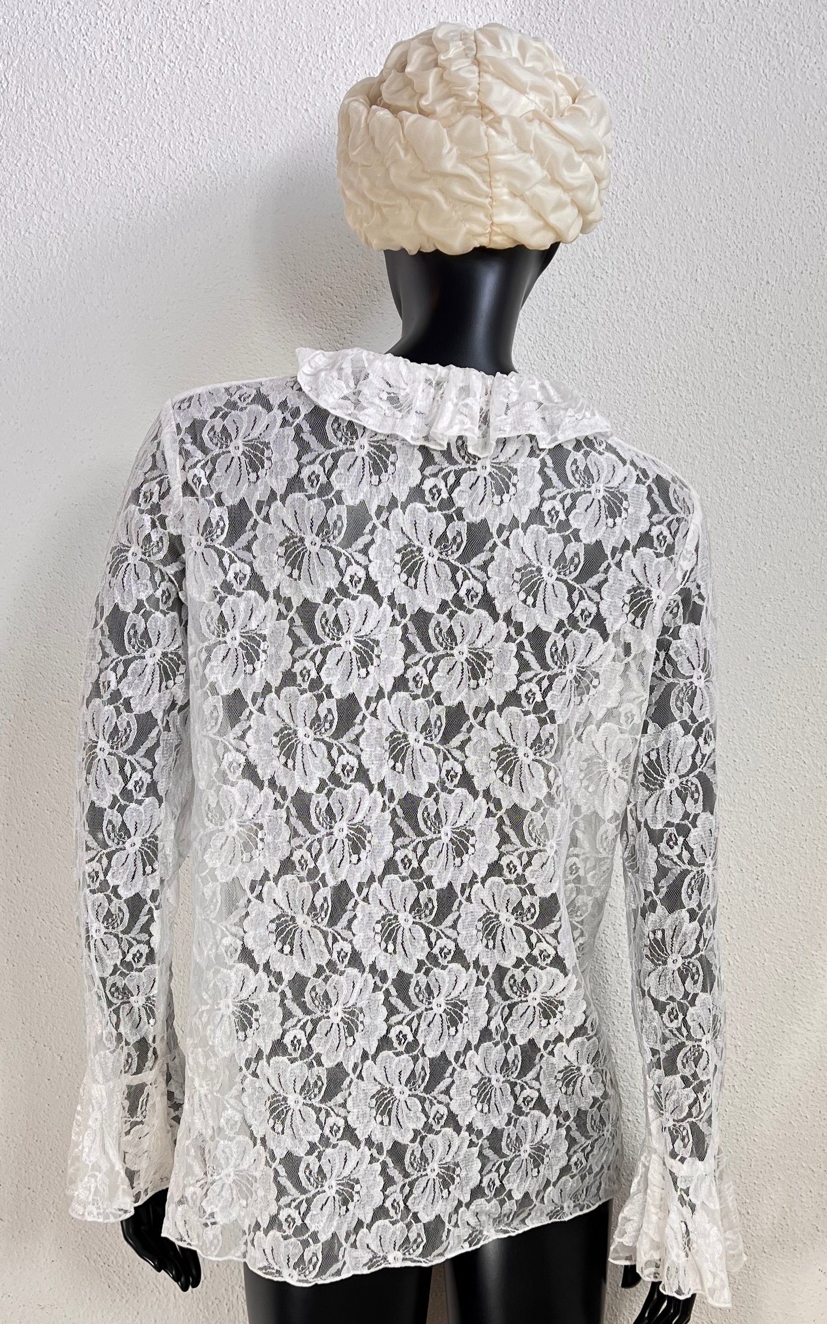 Vintage Alba Moda Lace Blouse