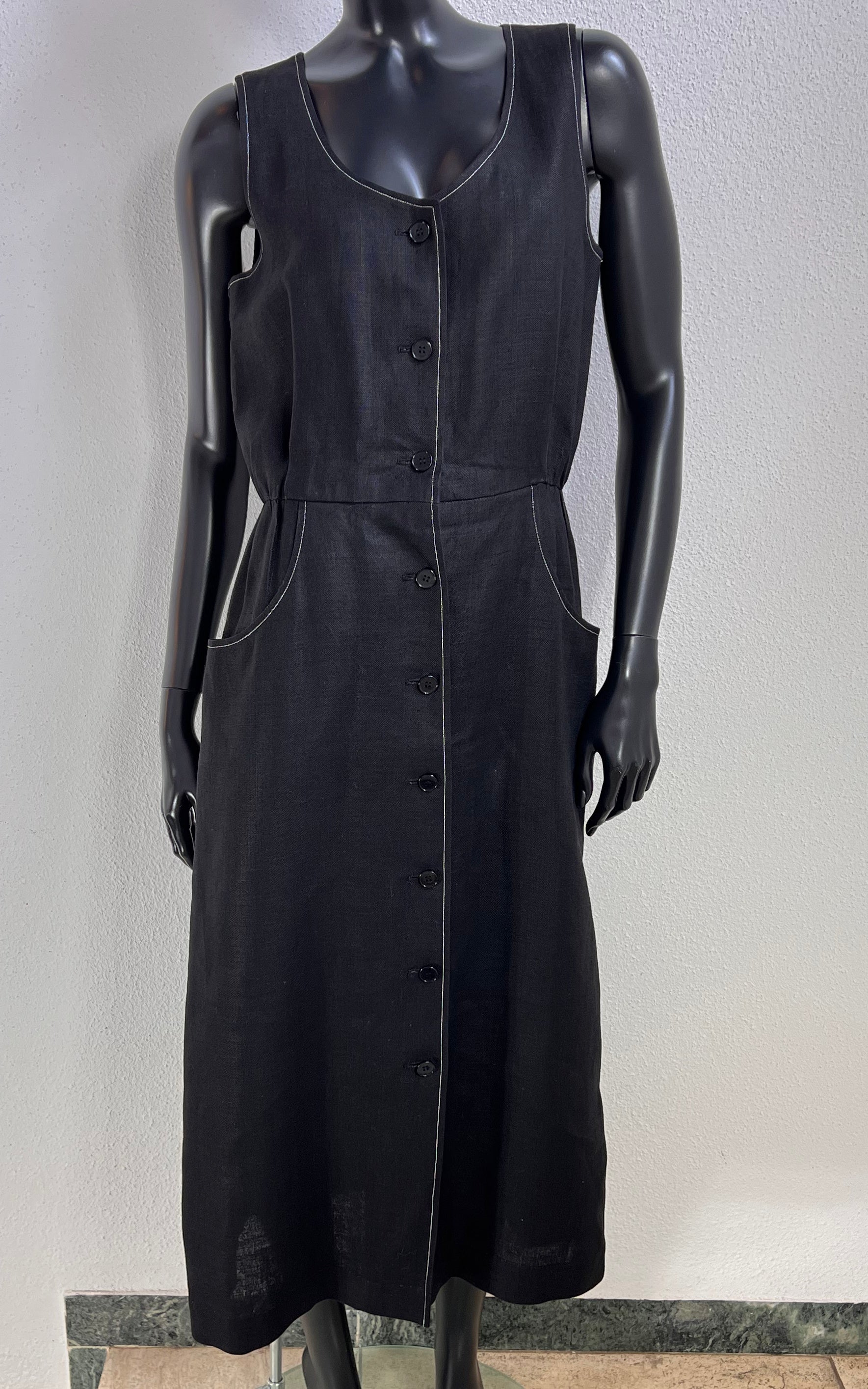 Vintage 80s Yves Saint Laurent Linen Costume