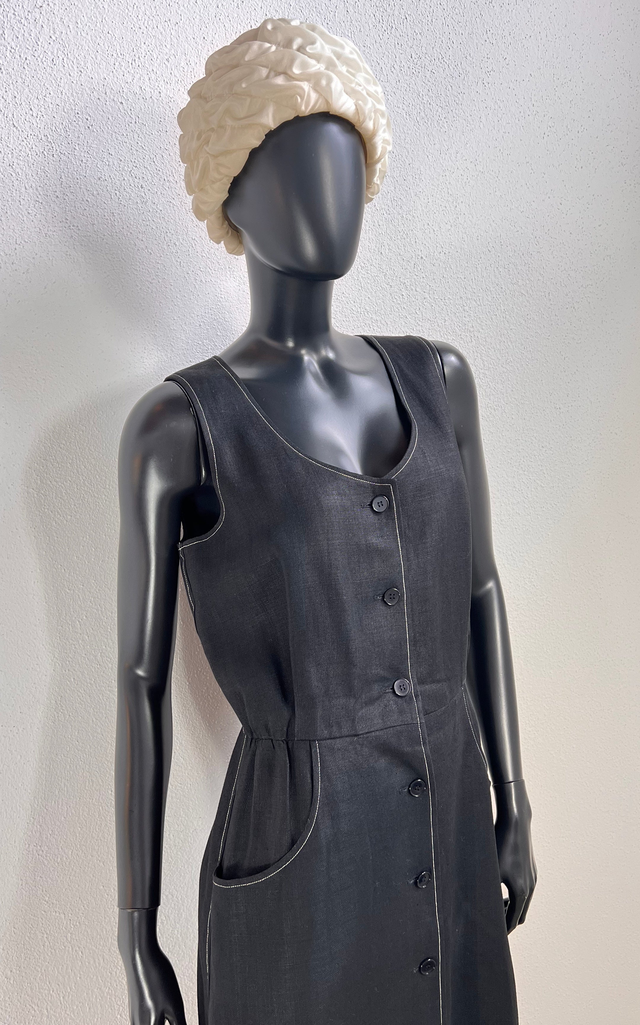 Vintage 80s Yves Saint Laurent Linen Costume