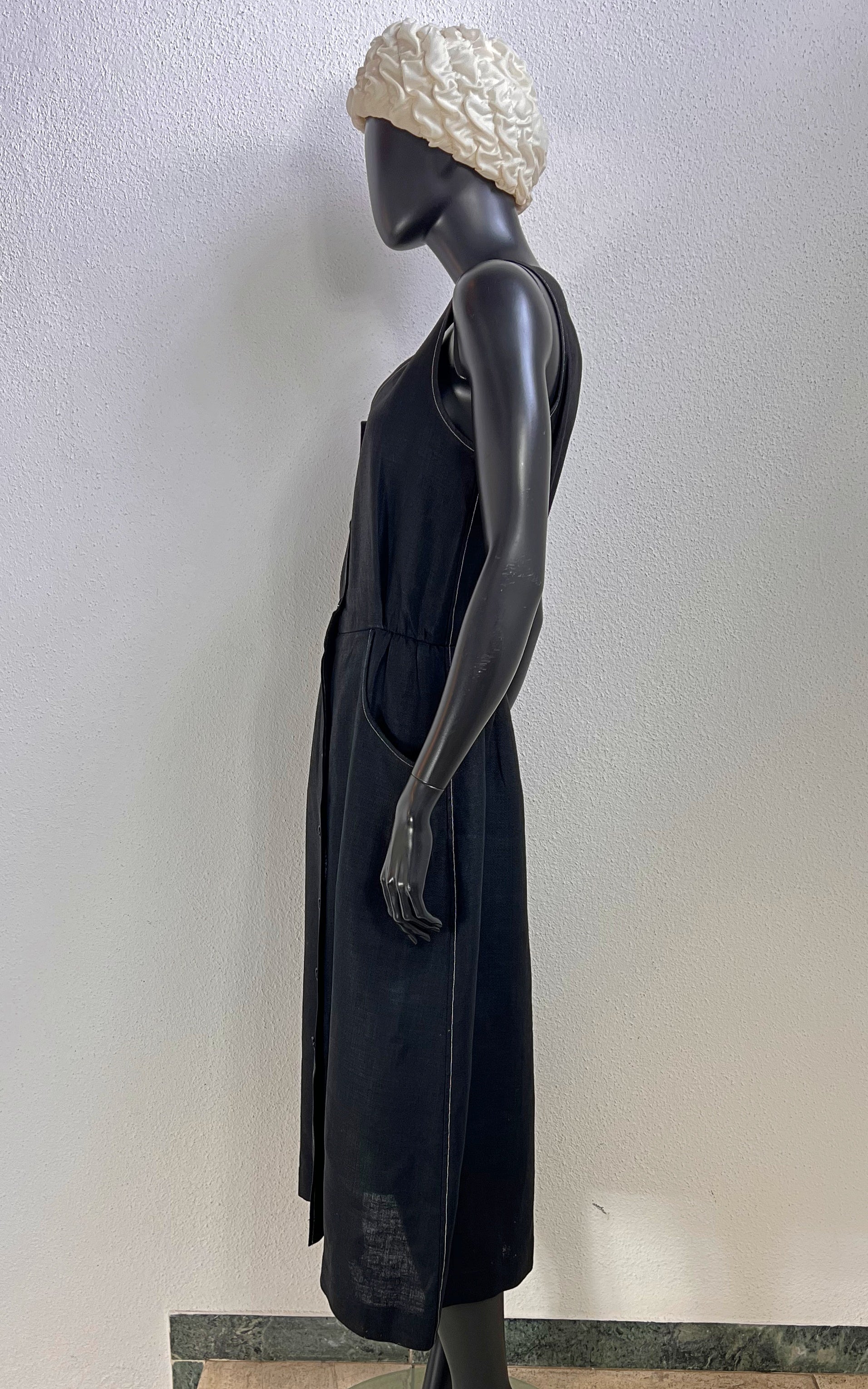 Vintage 80s Yves Saint Laurent Linen Costume