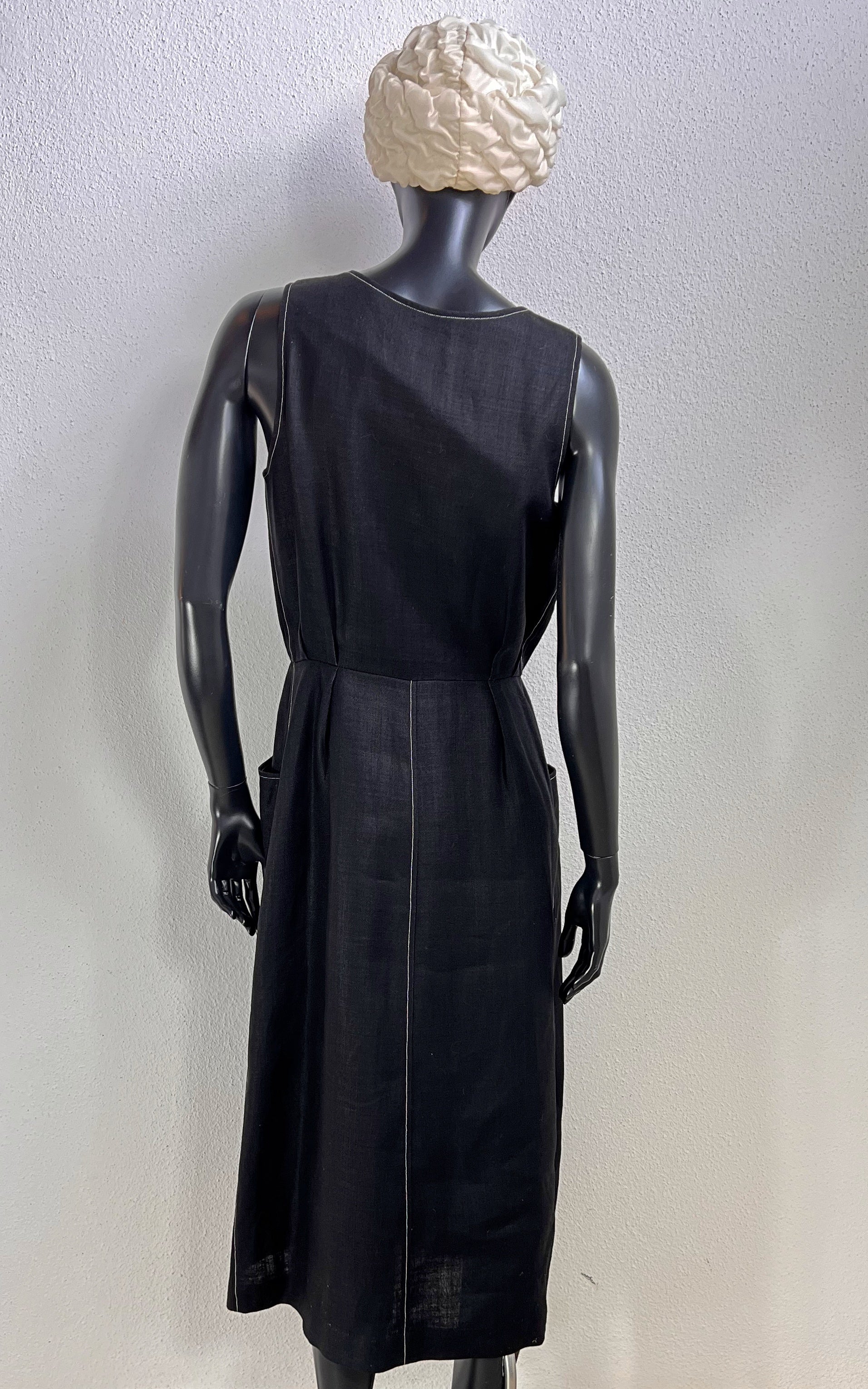 Vintage 80s Yves Saint Laurent Linen Costume