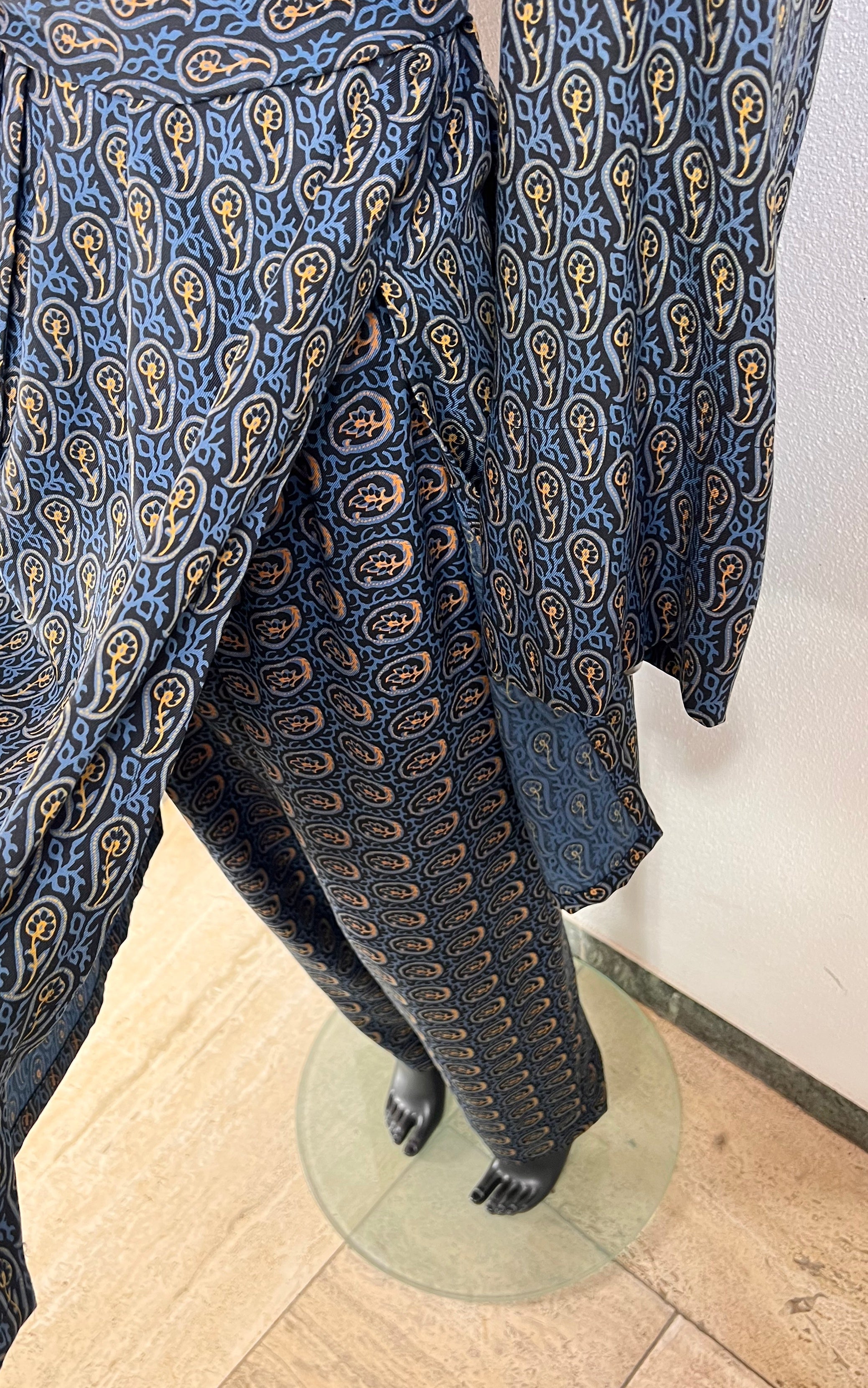 Iconic 70s Yves Saint Laurent Orient Suit