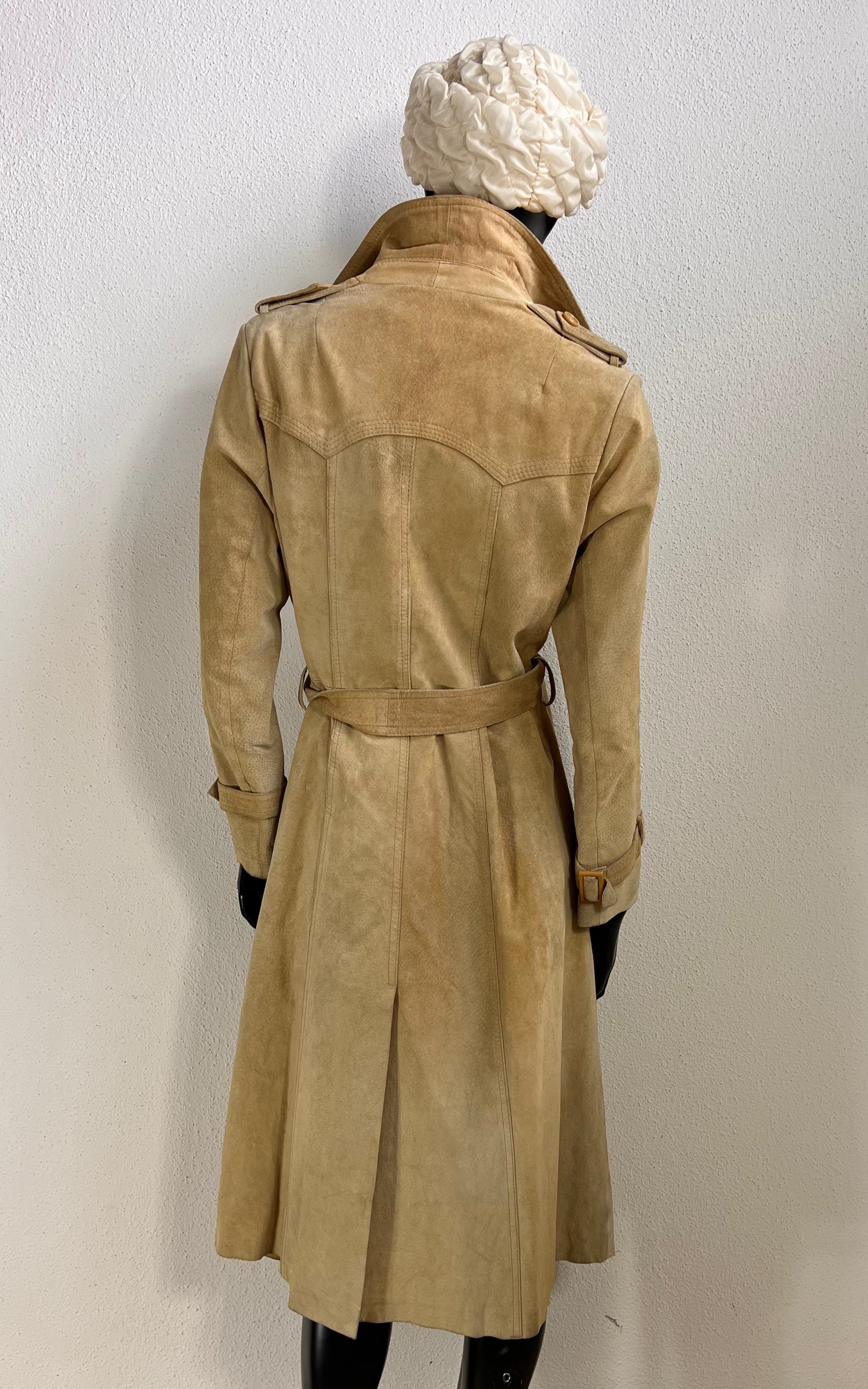 Vintage 70s Suede Leather Coat