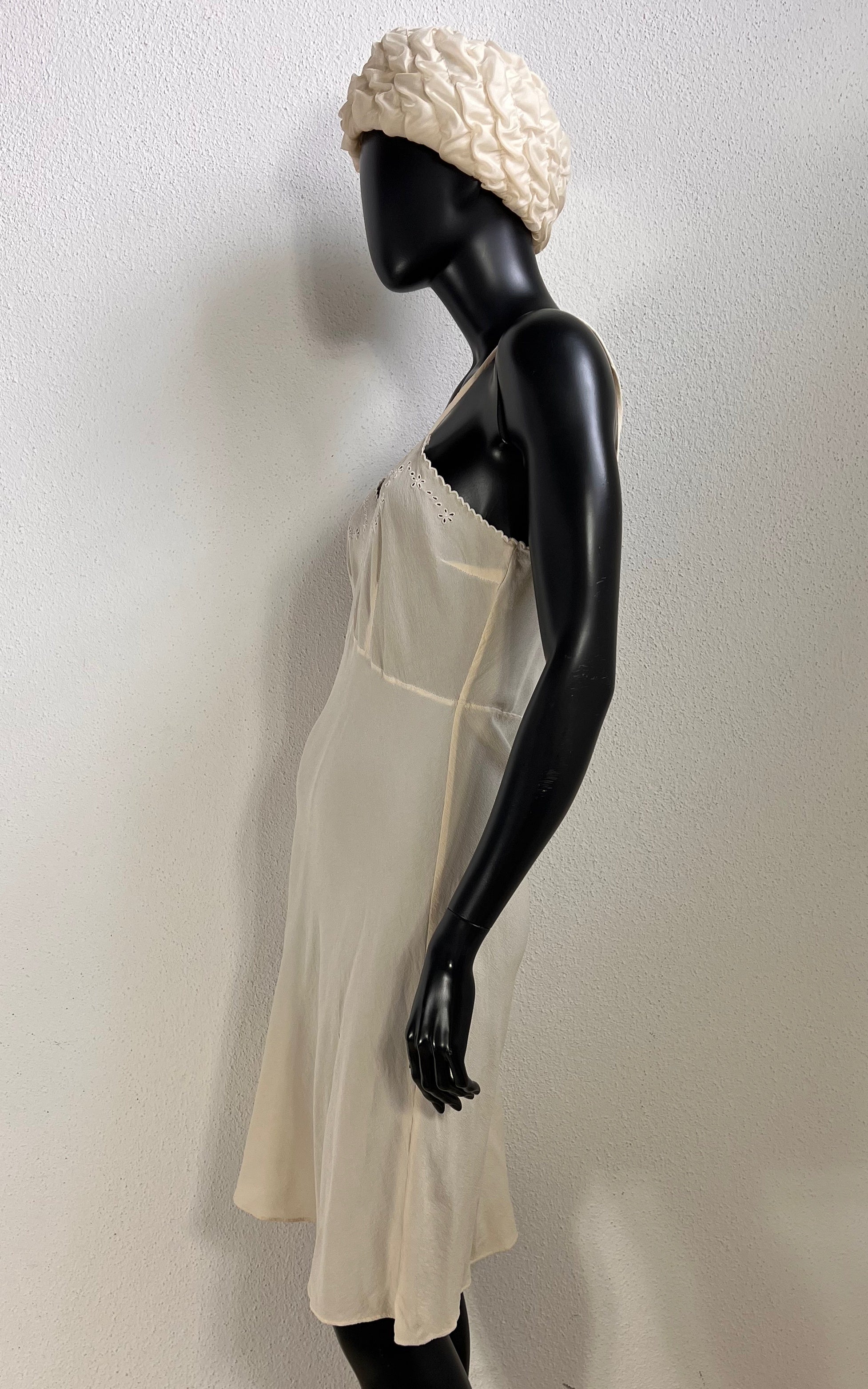 Antique Silk Slip Dress