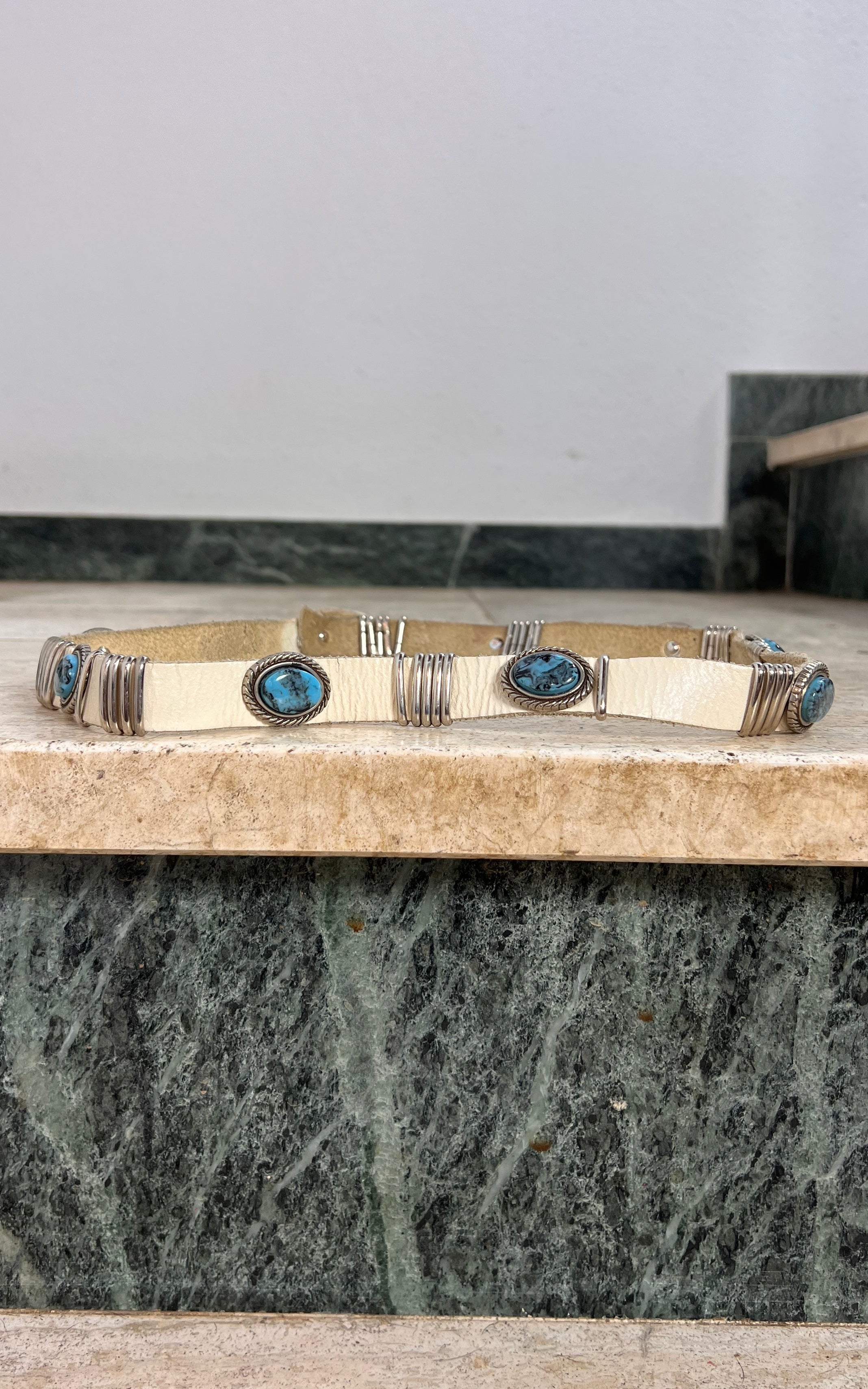 Vintage Southwestern Leather Belt