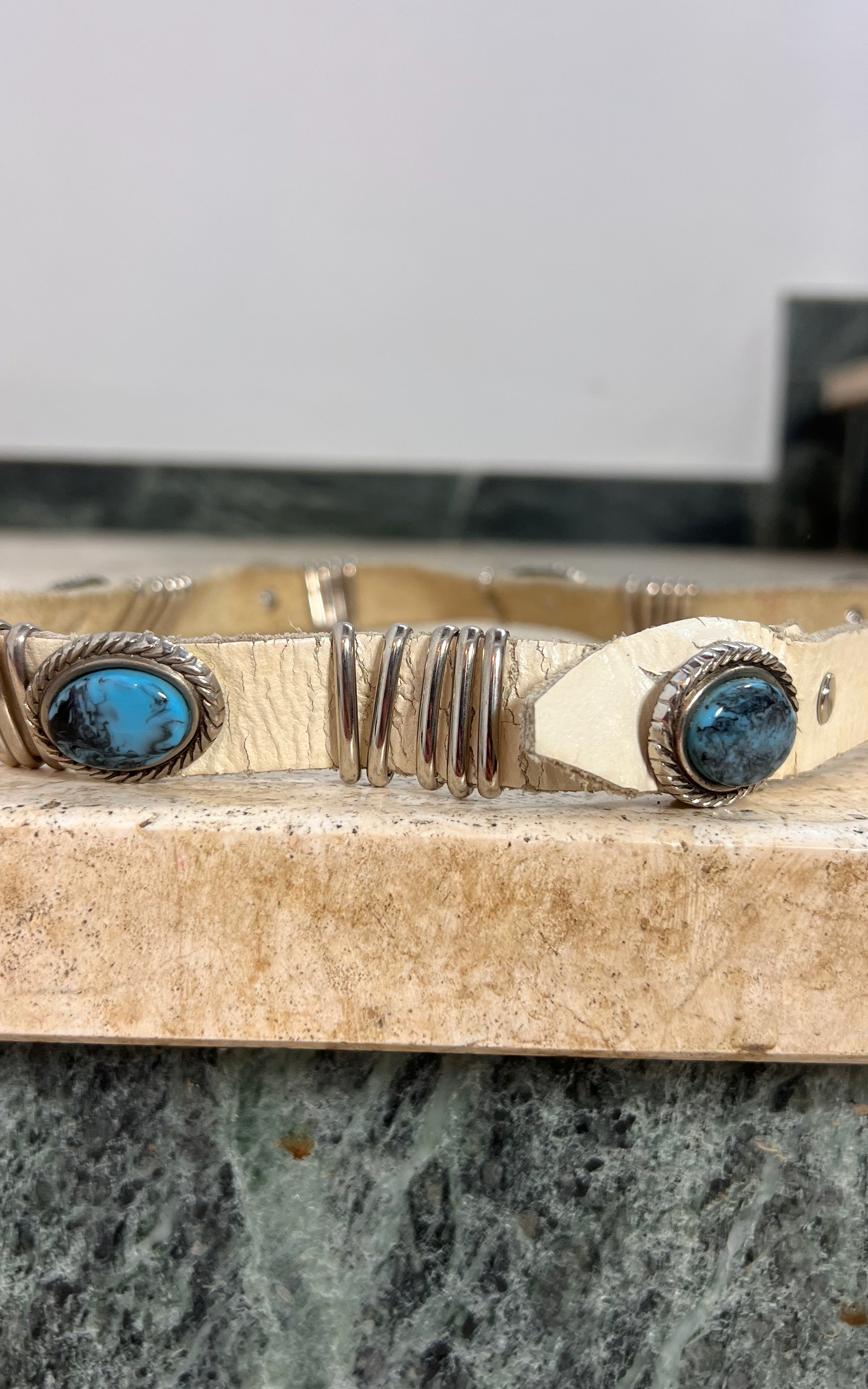 Vintage Southwestern Leather Belt