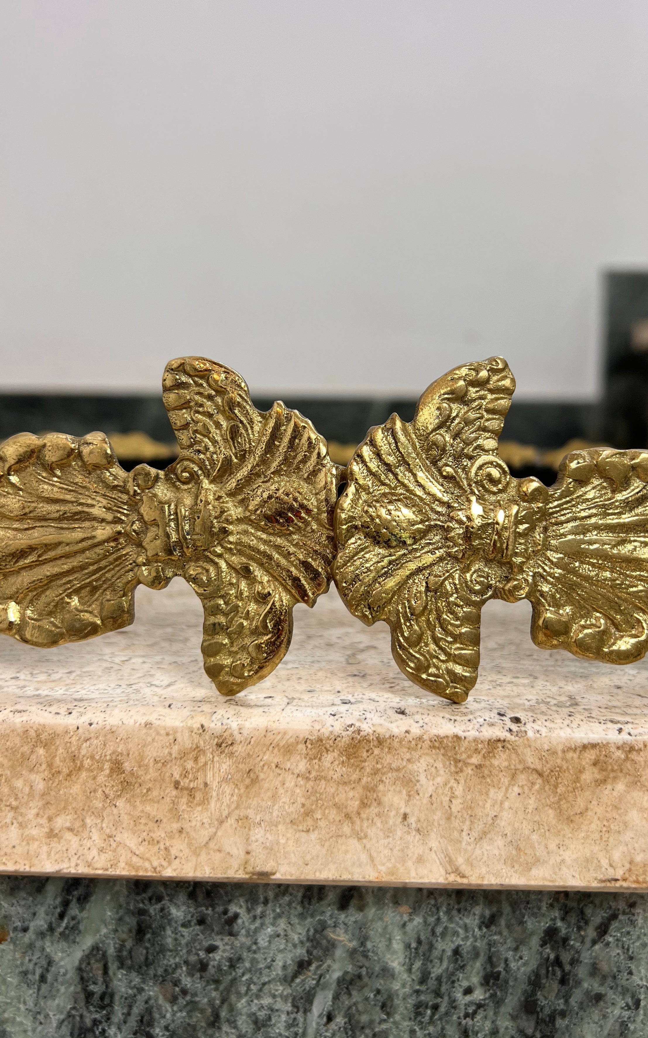 Antique Baroque Orient Metal Leaf Belt