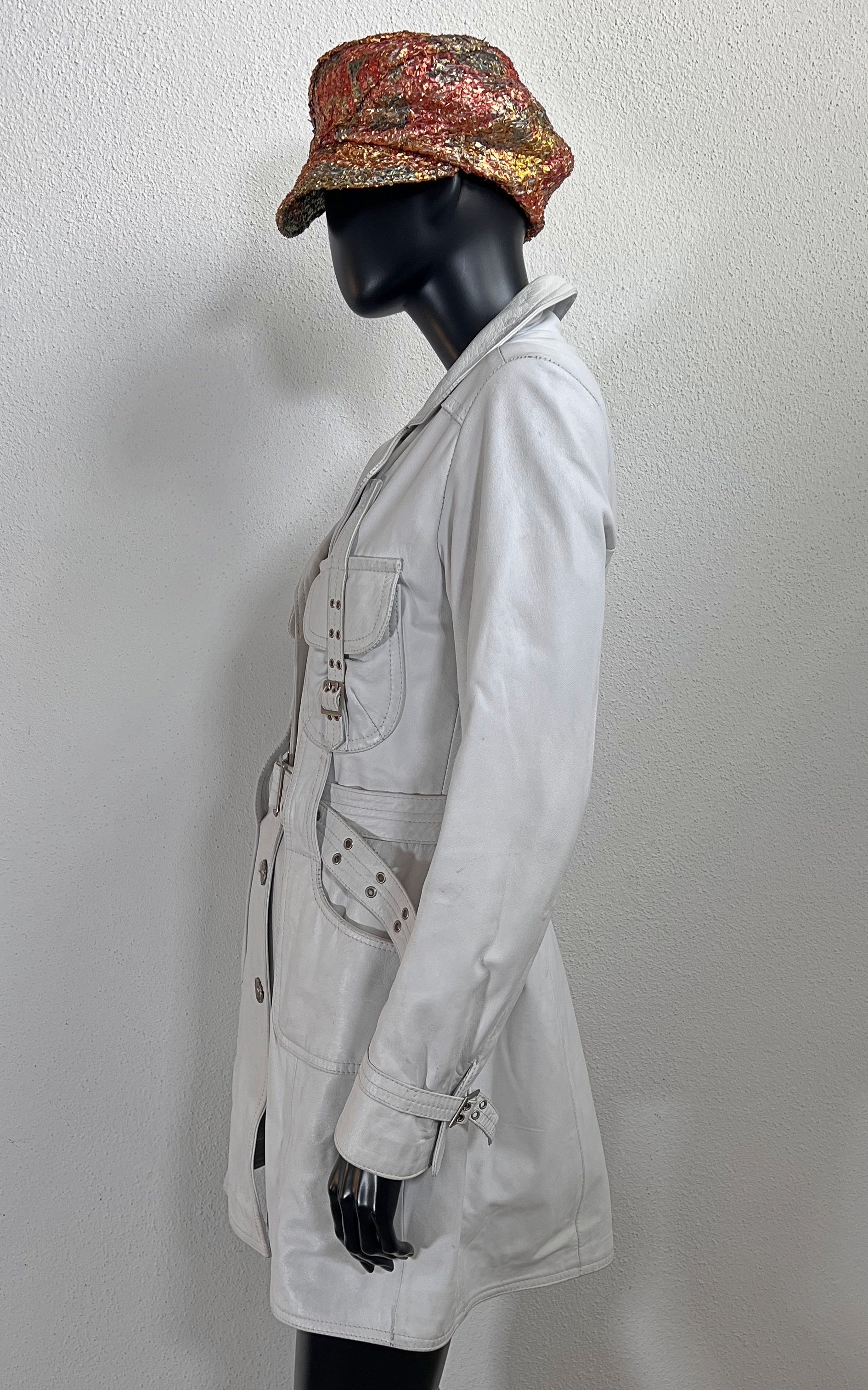 Vintage Y2K Leather Coat