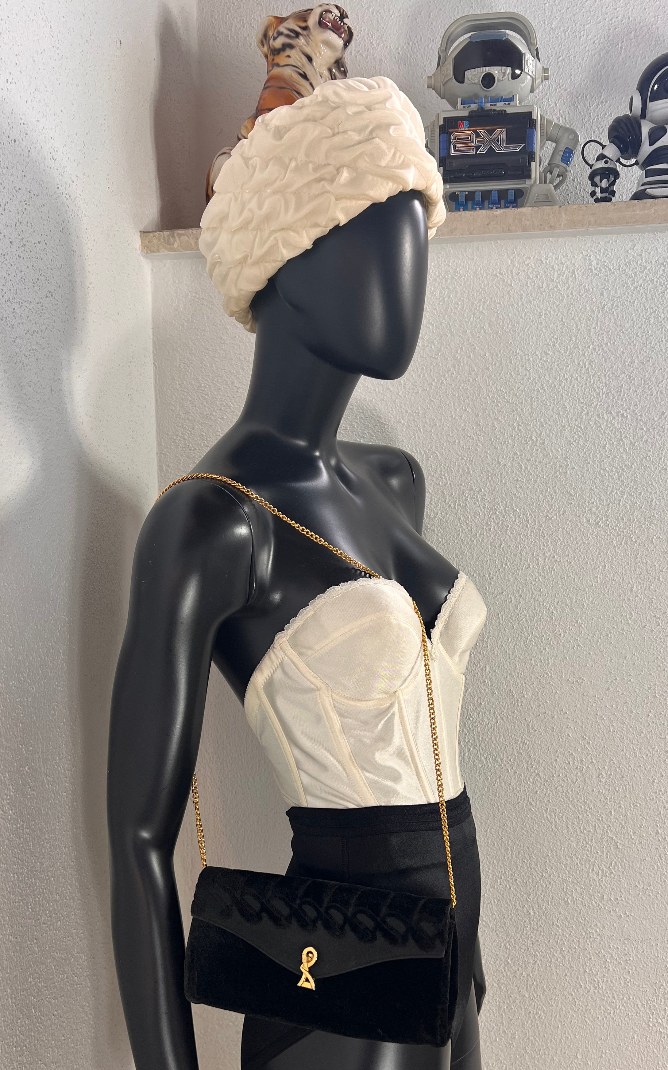 Vintage Velvet Roberta Di Camerino Clutch Bag