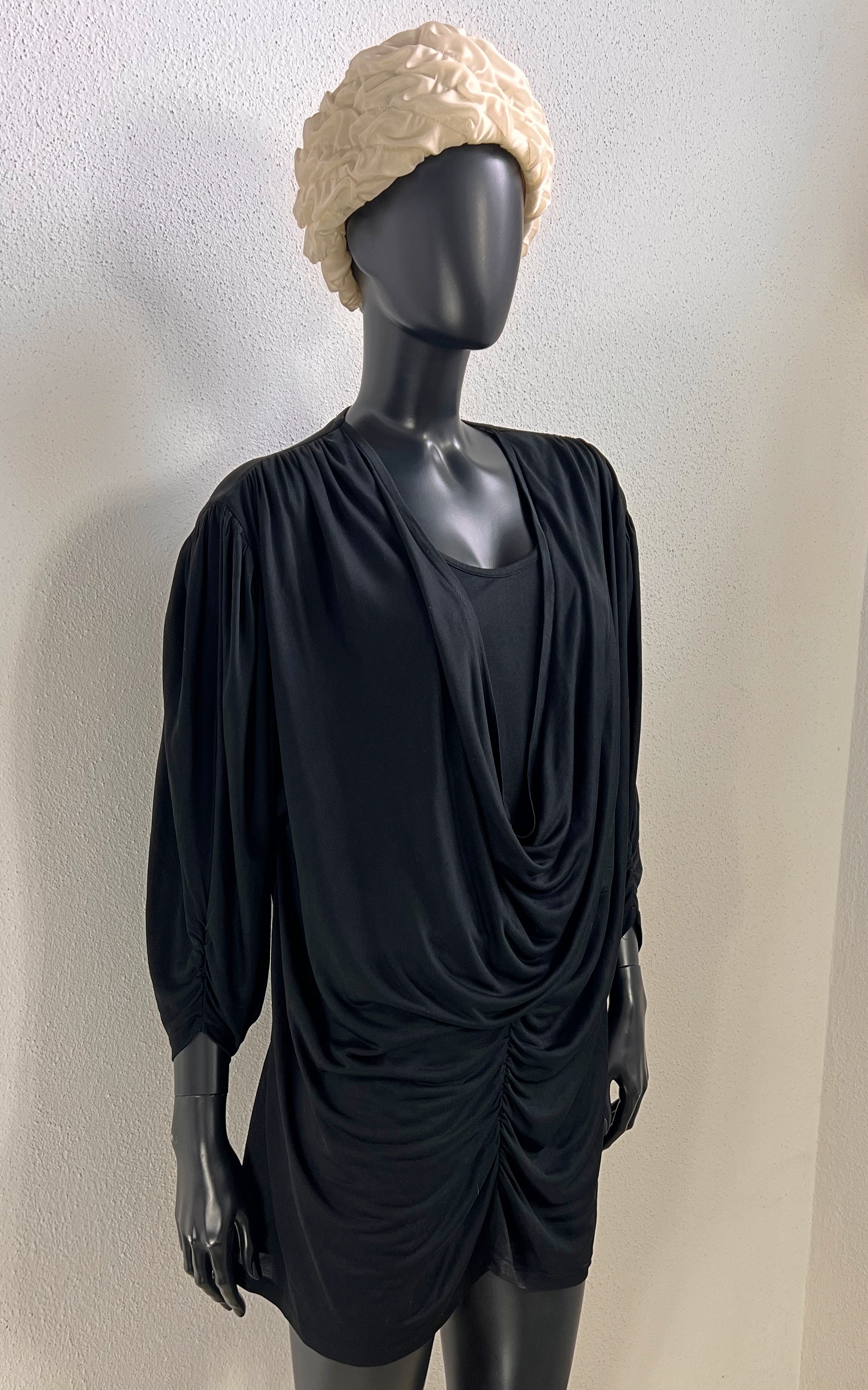 Vintage Puszta Silk Shirt Dress