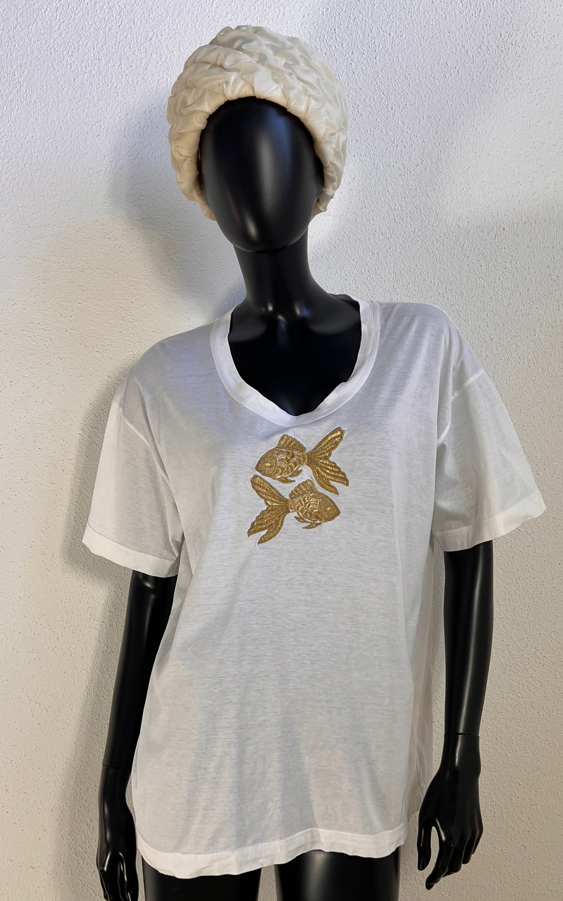 Vintage 90s Escada Goldfish Tee