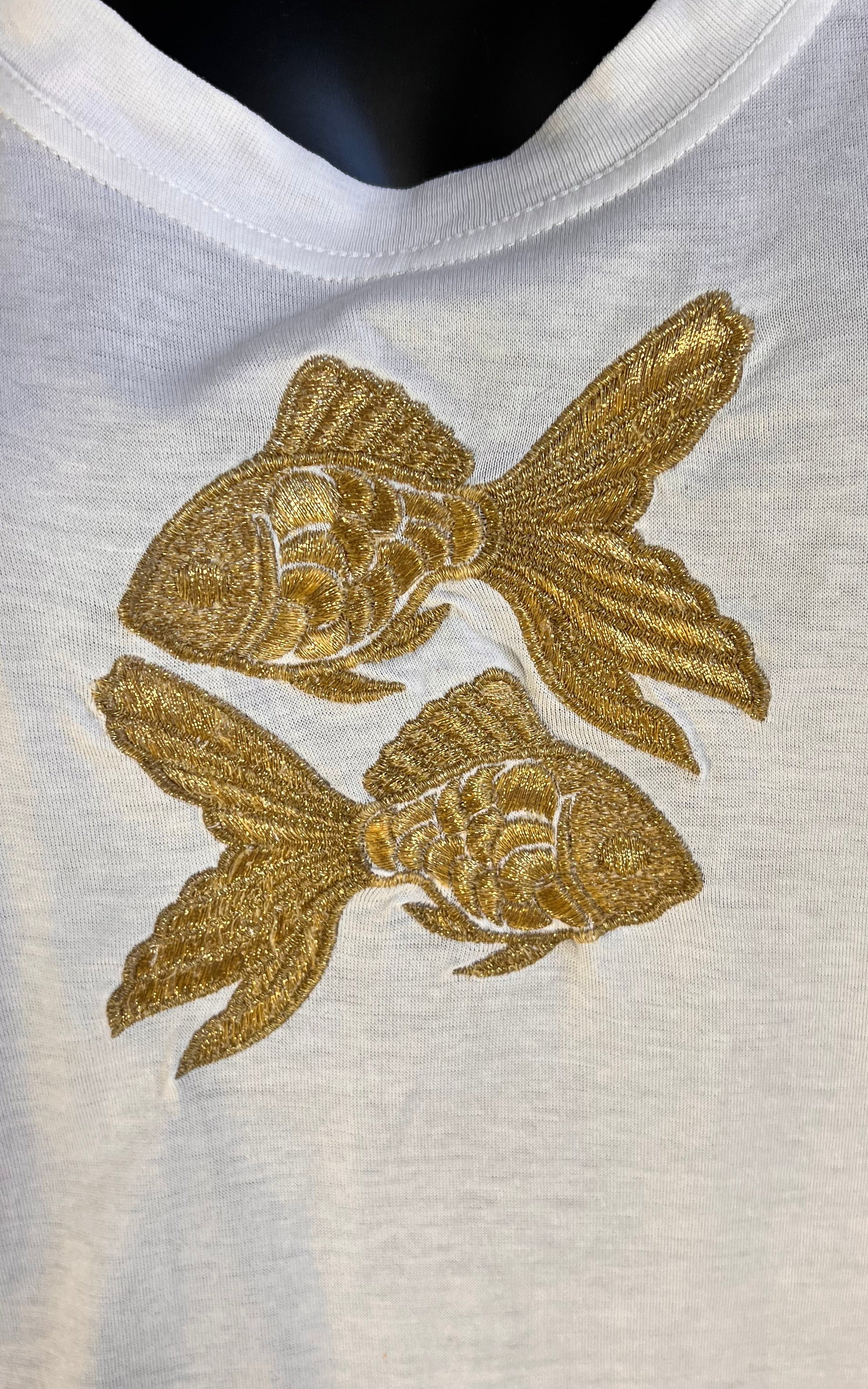 Vintage 90s Escada Goldfish Tee