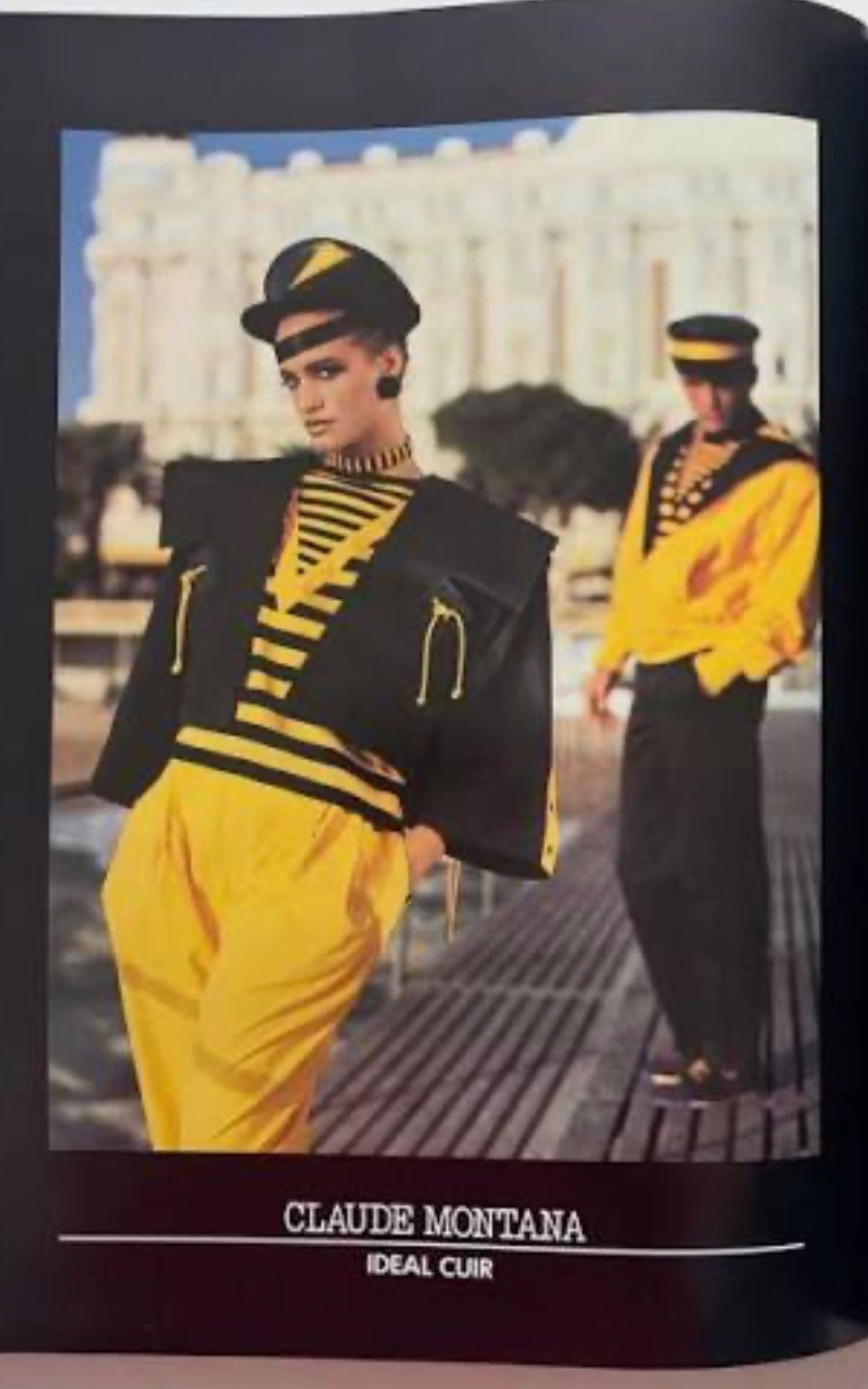 Vintage Claude Montana 1984 Knit Shirt