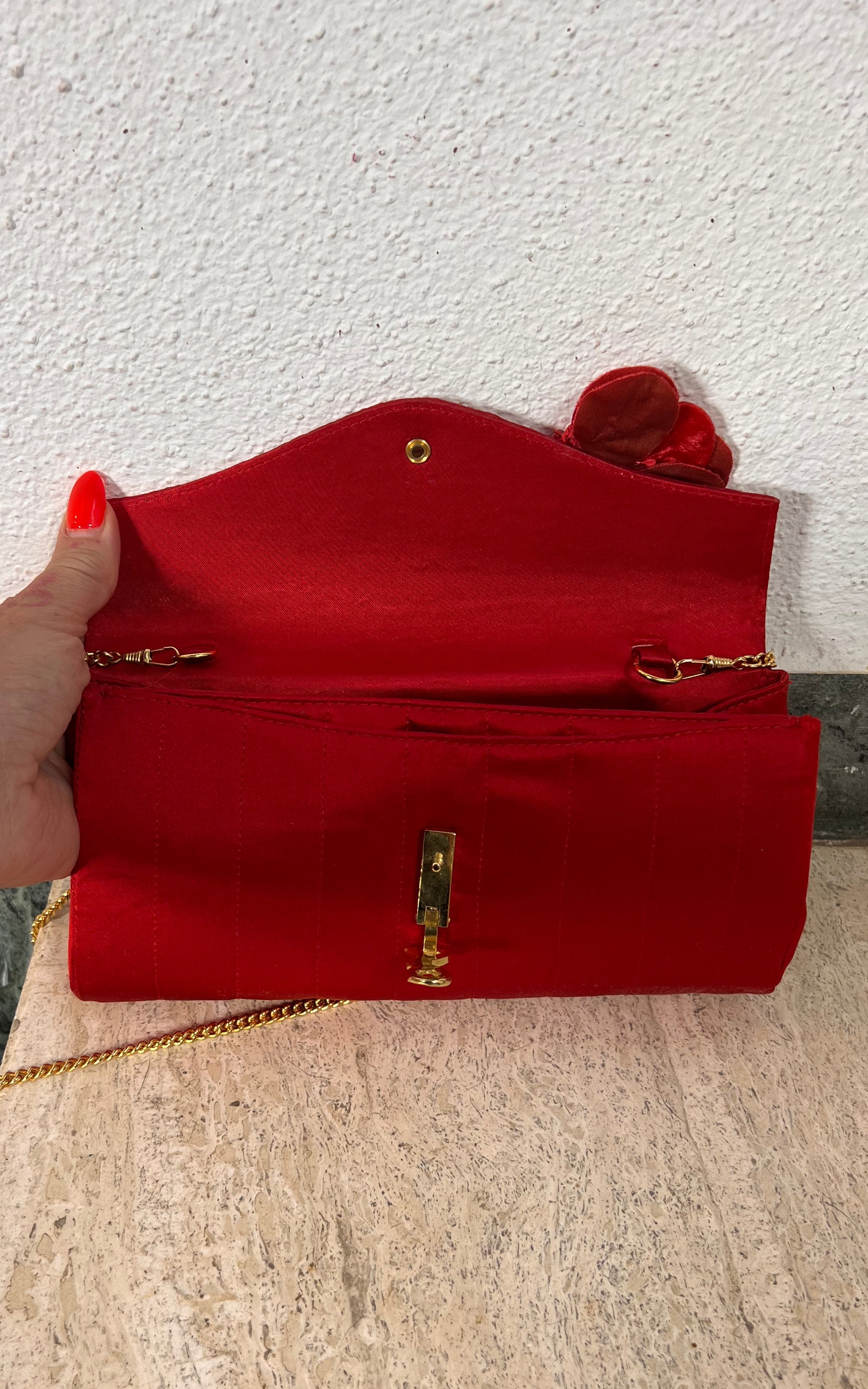 Vintage Silk Roberta Di Camerino Clutch Bag
