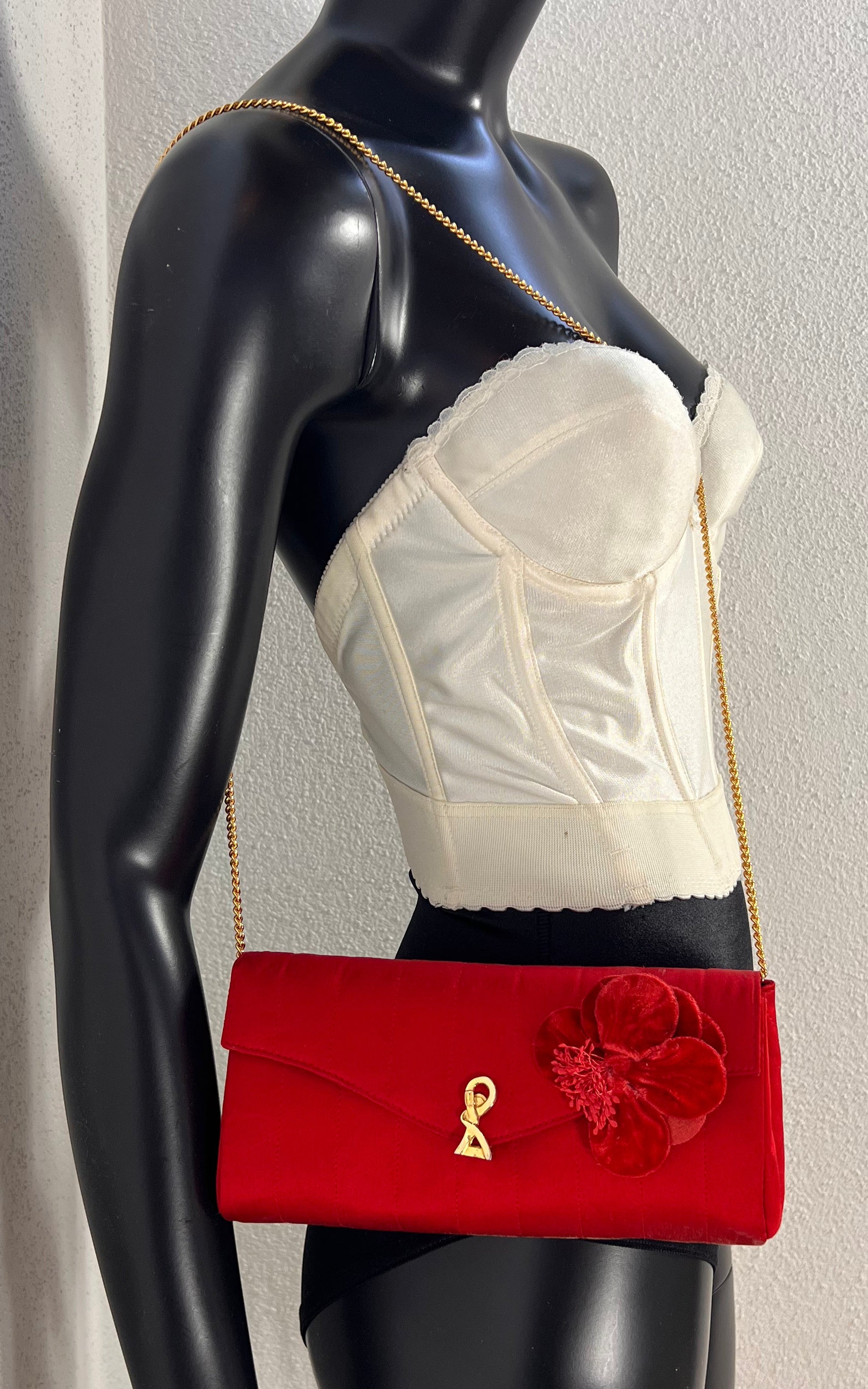 Vintage Silk Roberta Di Camerino Clutch Bag