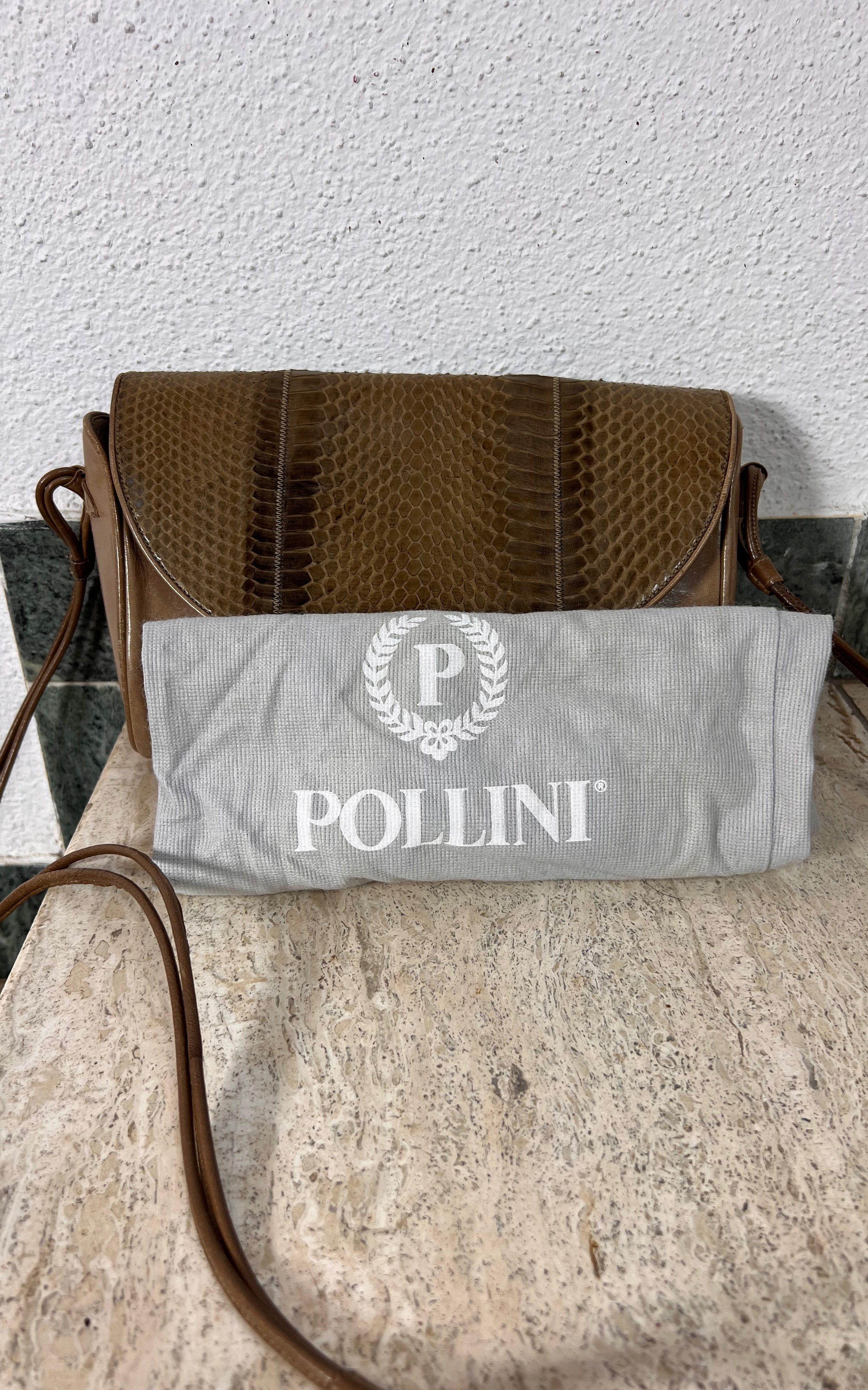 Vintage Pollini Snakeskin Bag