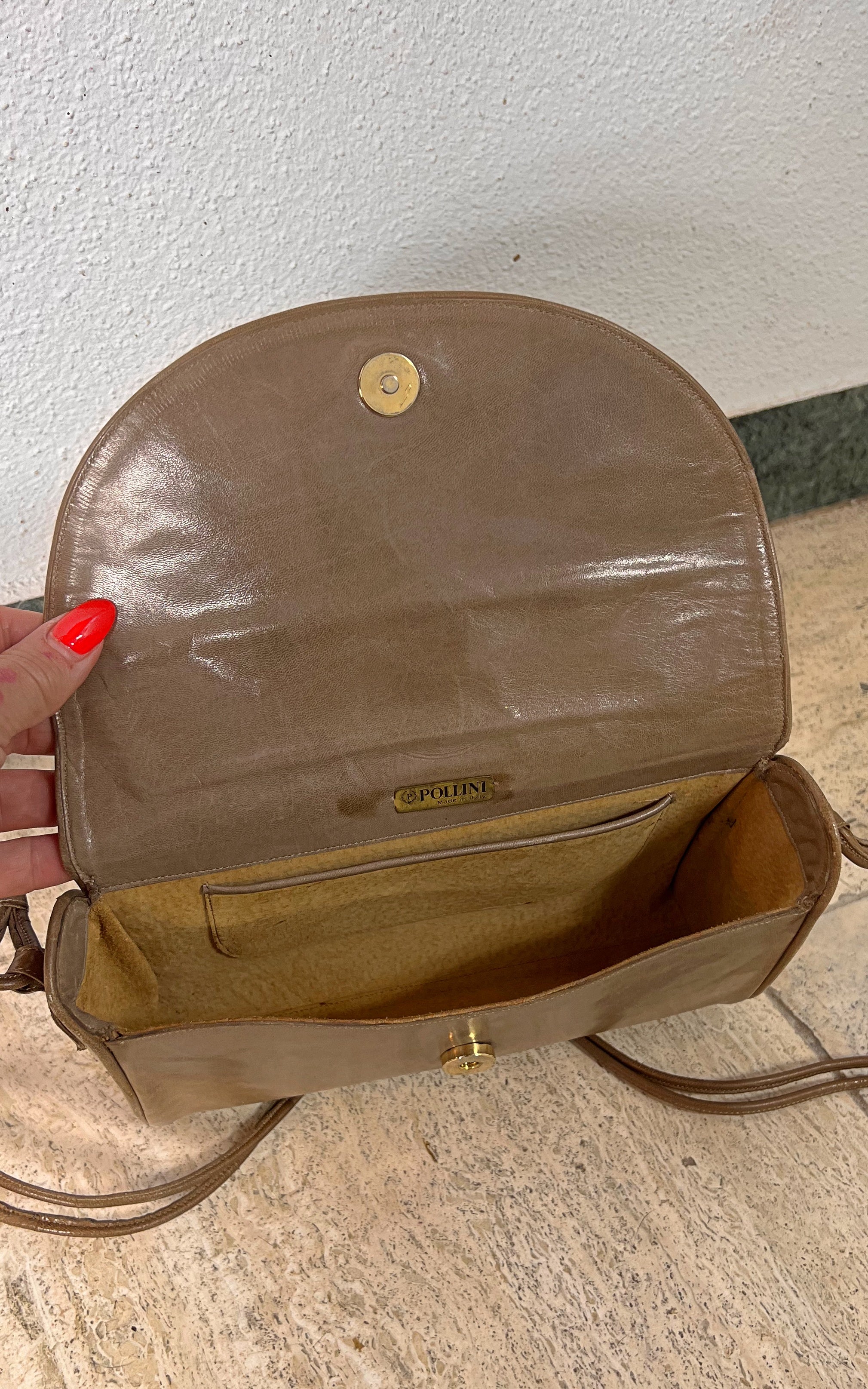 Vintage Pollini Snakeskin Bag