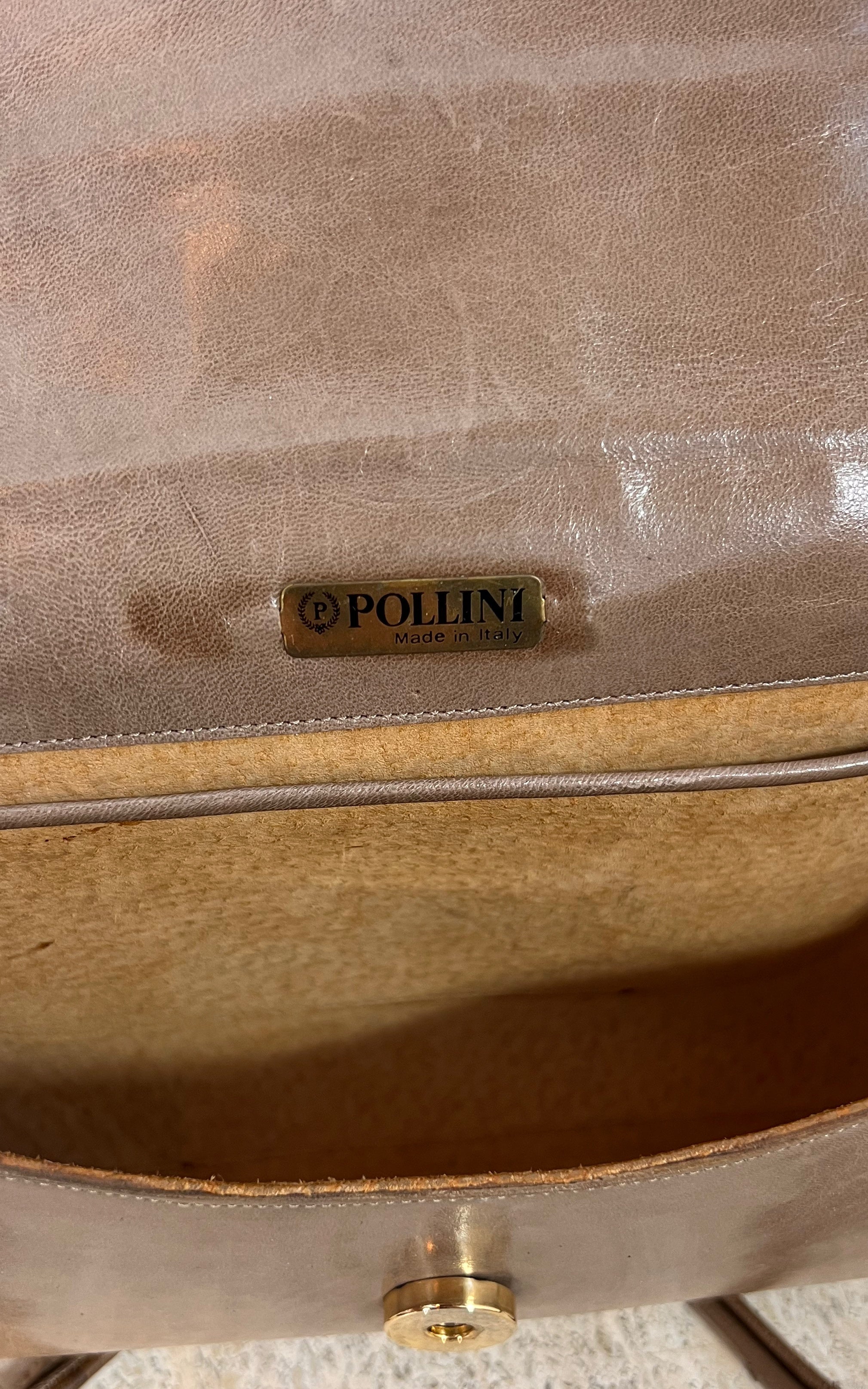 Vintage Pollini Snakeskin Bag