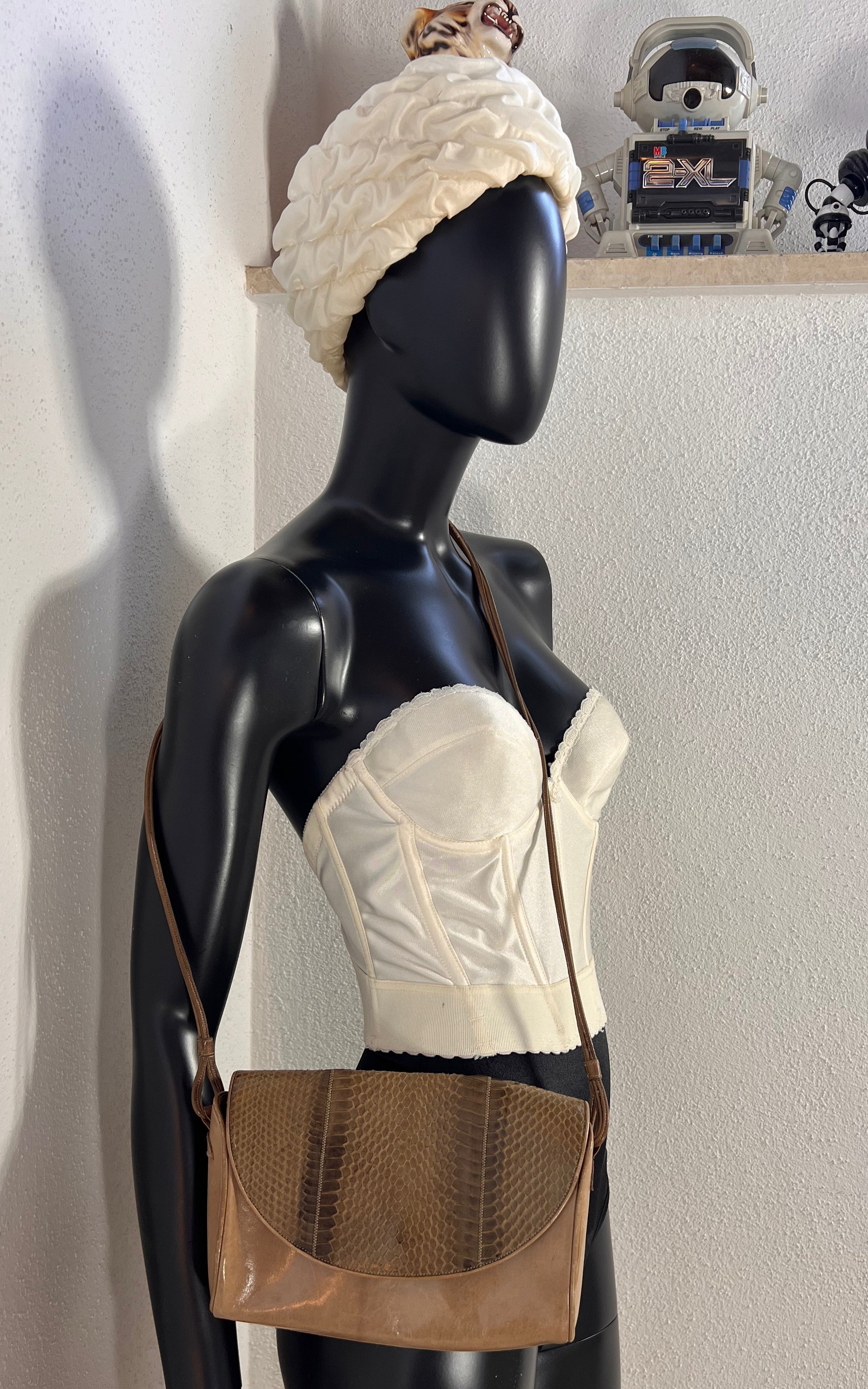Vintage Pollini Snakeskin Bag