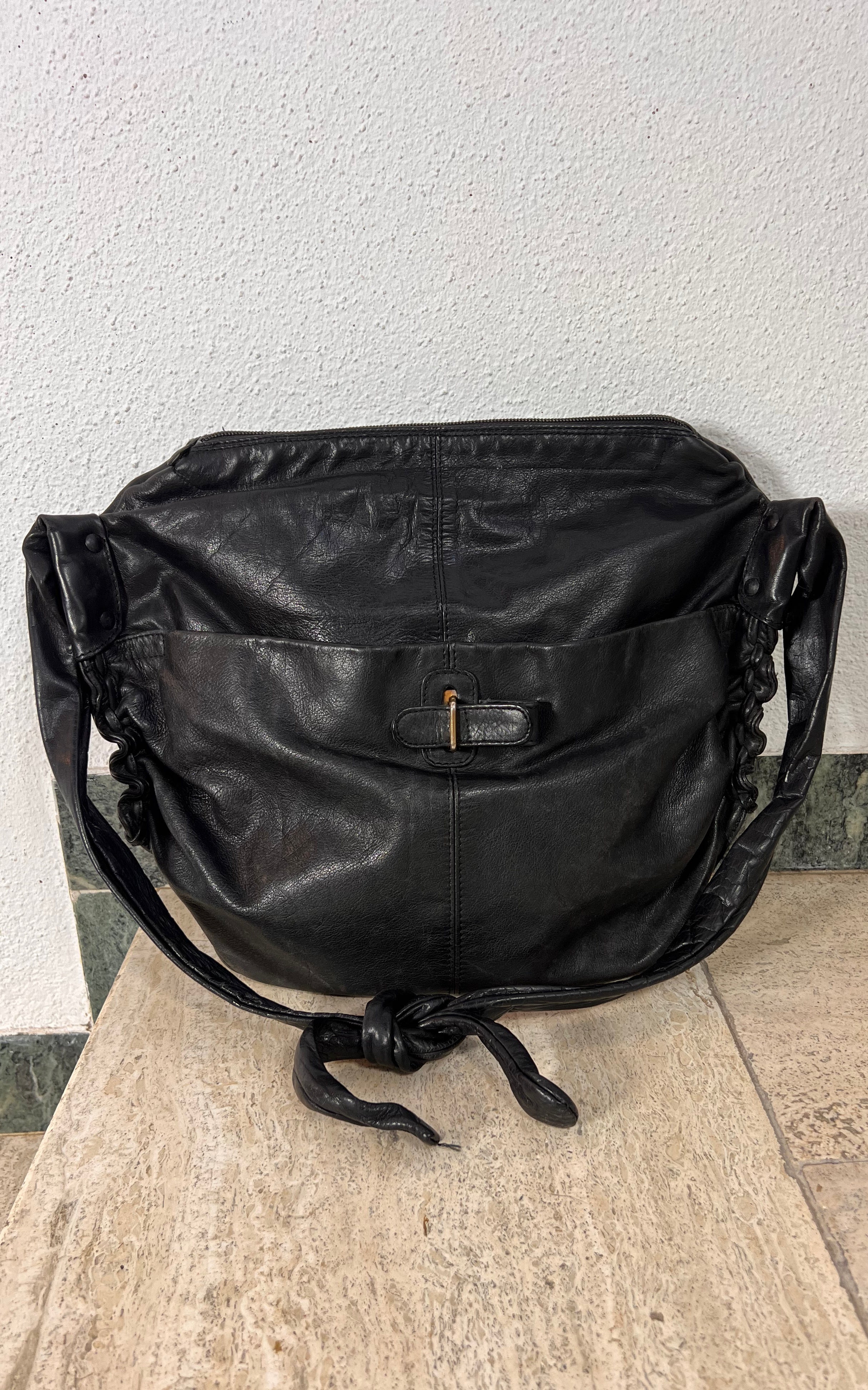 Vintage Soft Slouchy Hobo Leather Bag