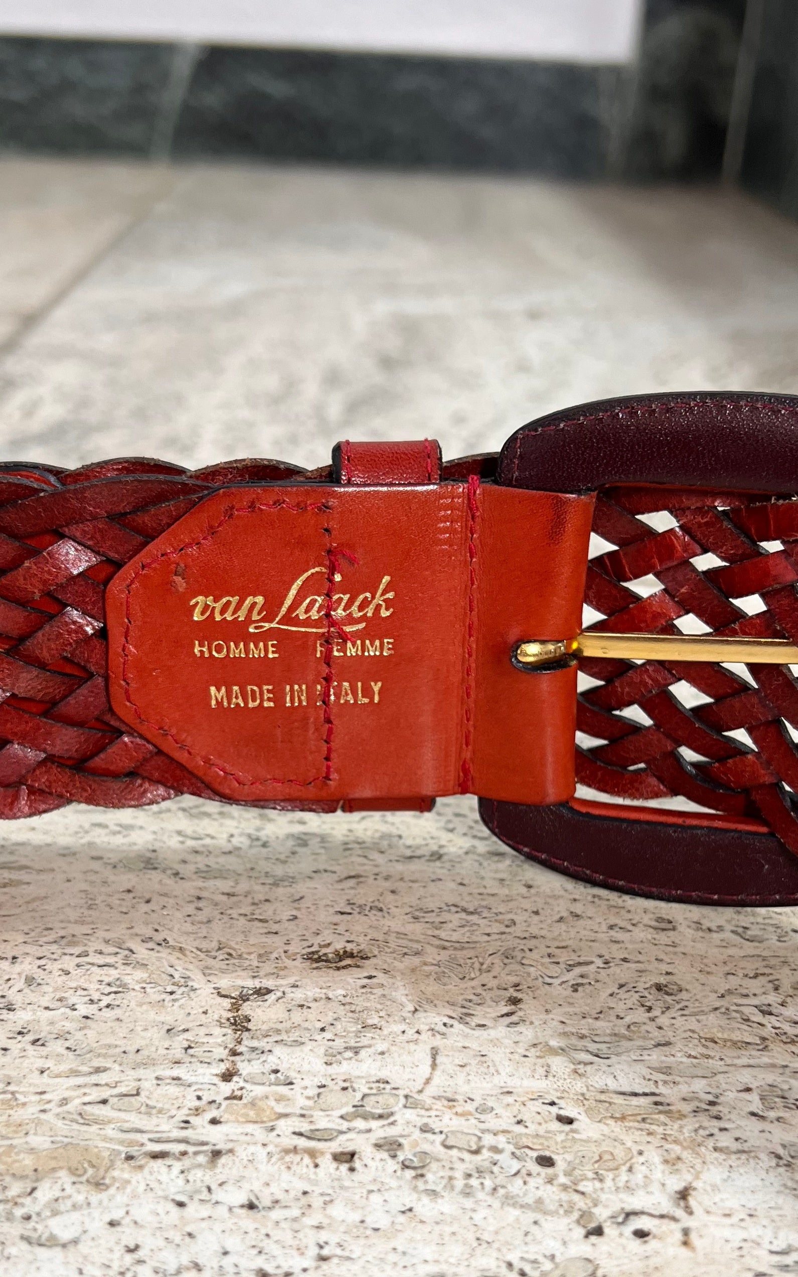 Vintage Van Laack Breaded Belt