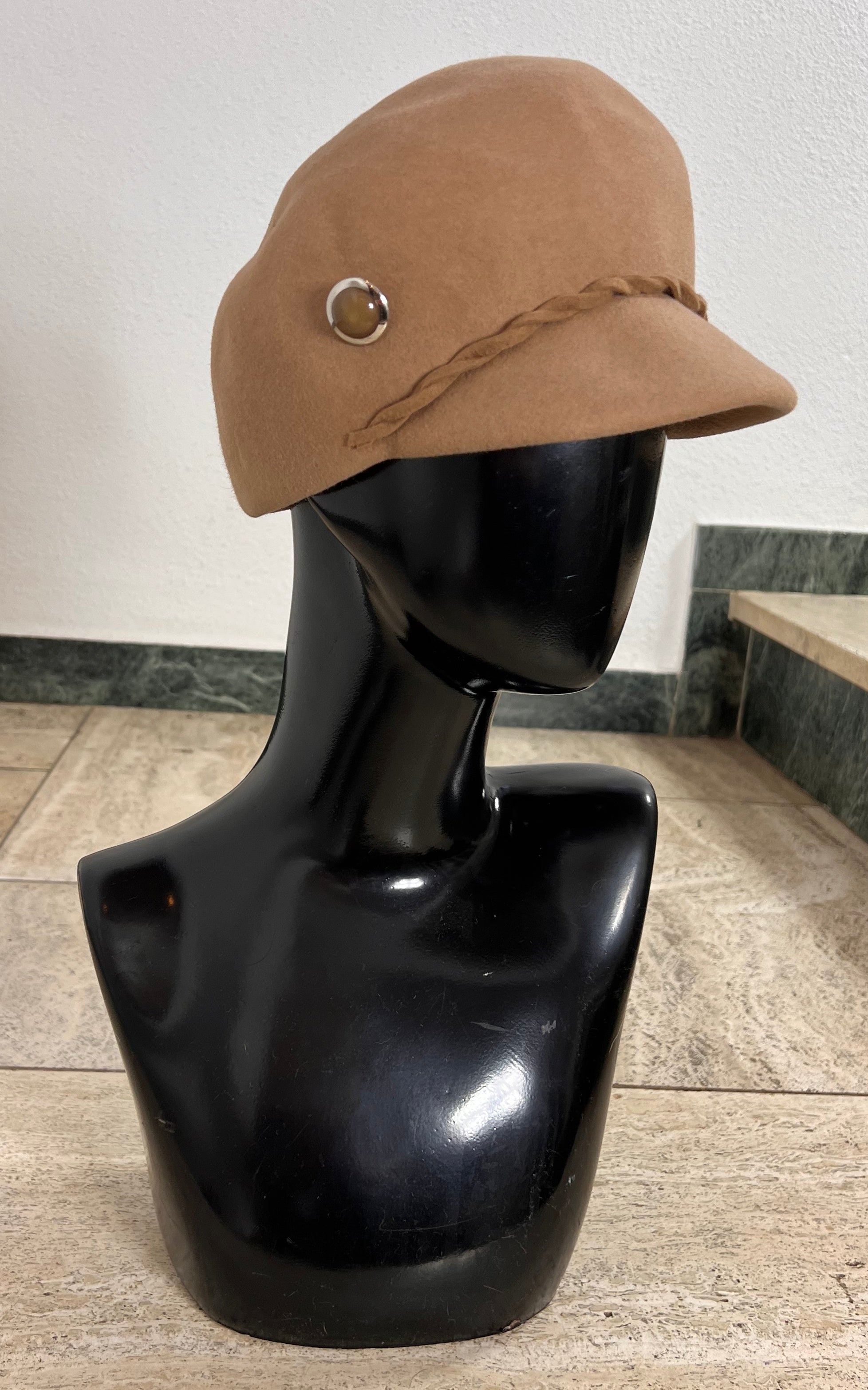 Vintage 60s Baker Boy Hat