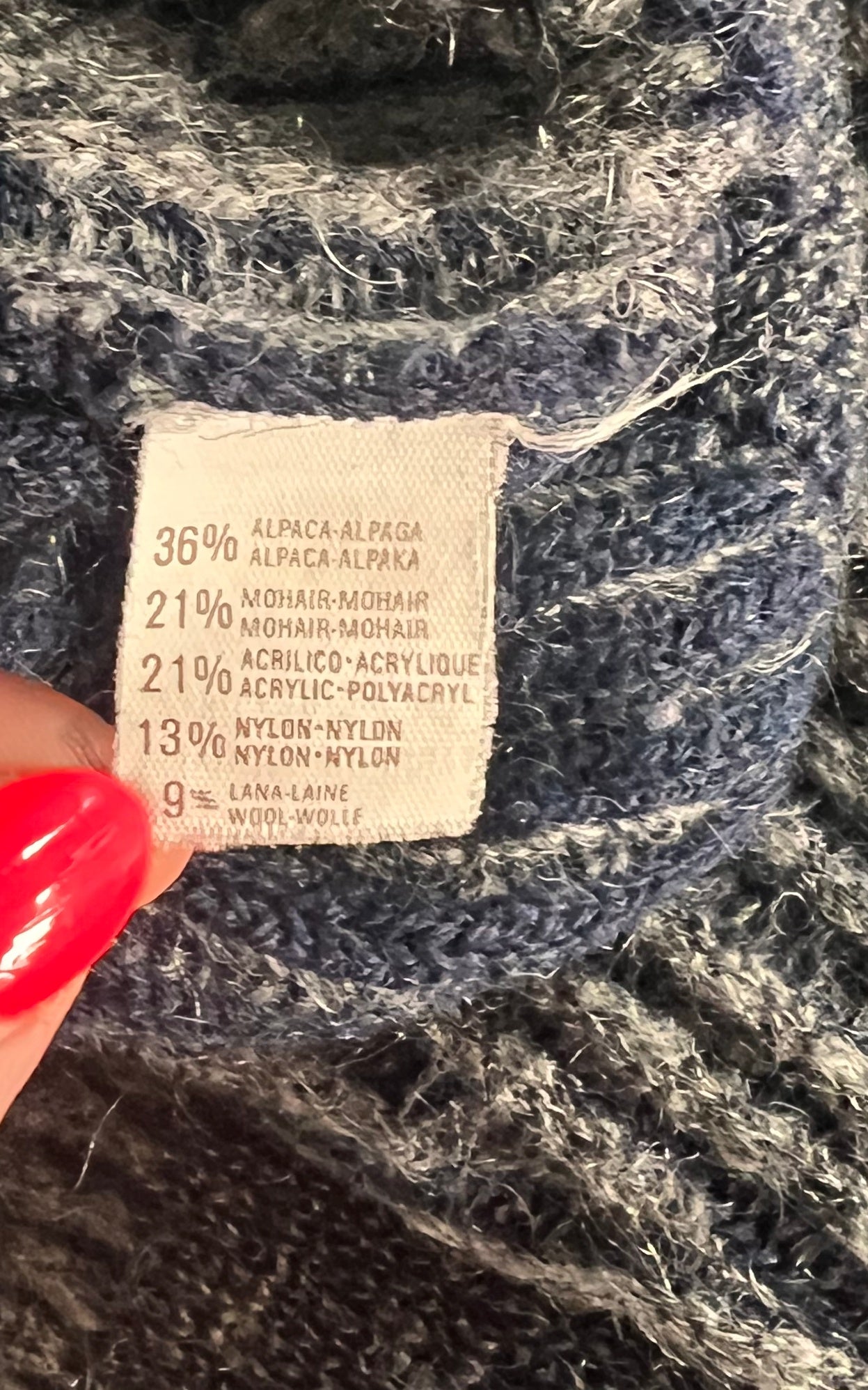 Vintage Bizzarro Alpaca Sweater
