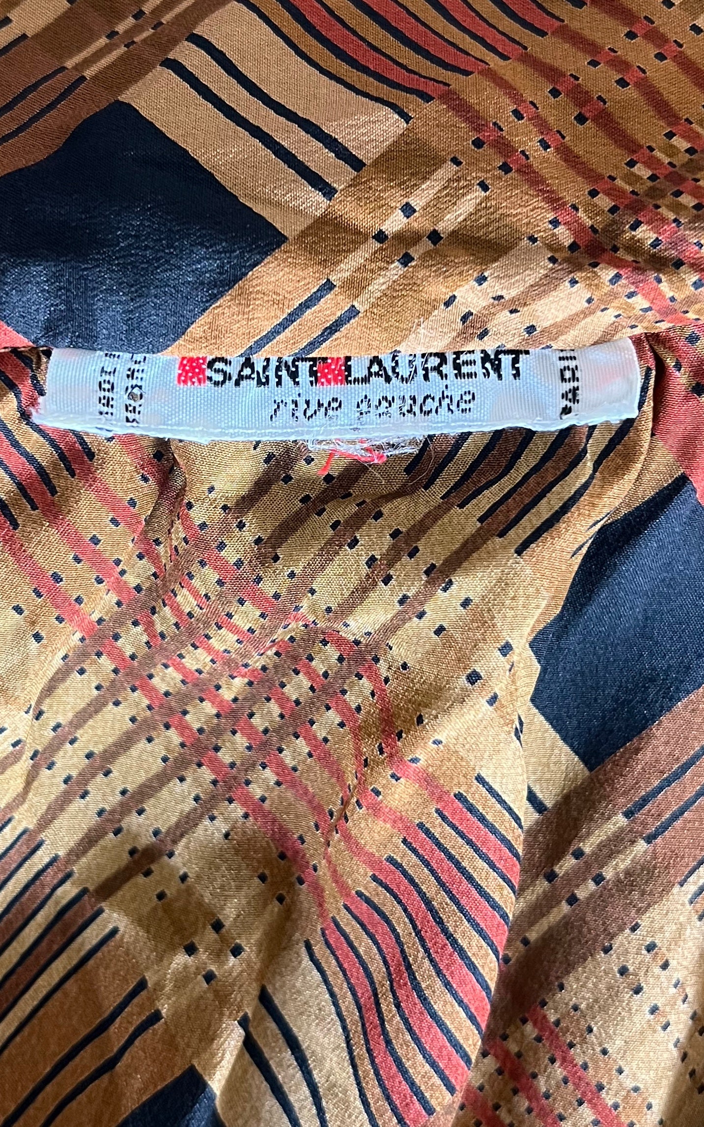 Vintage Yves Saint Laurent Silk Blouse