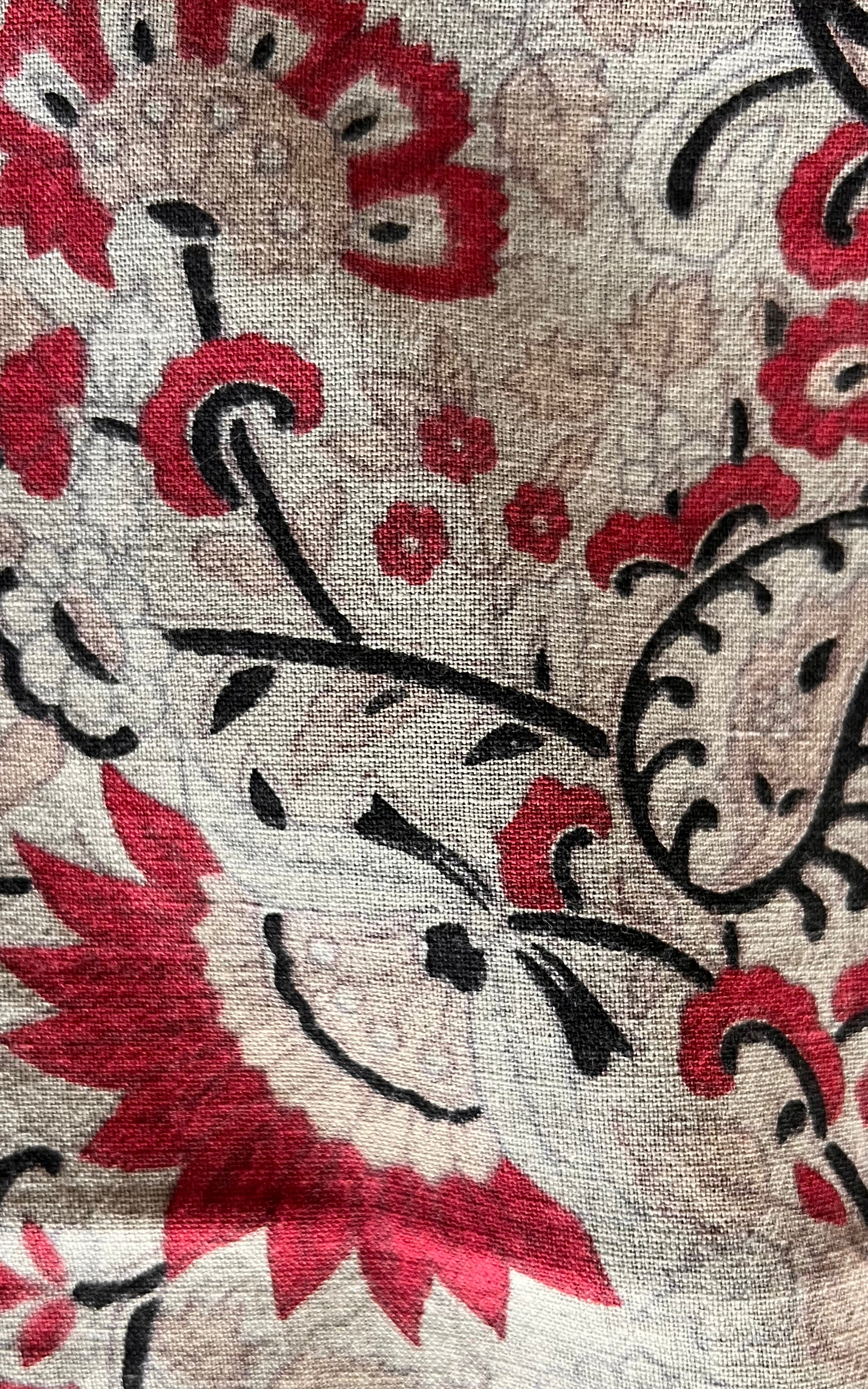 Vintage 90s Constad London Block Print Low Waist Flare