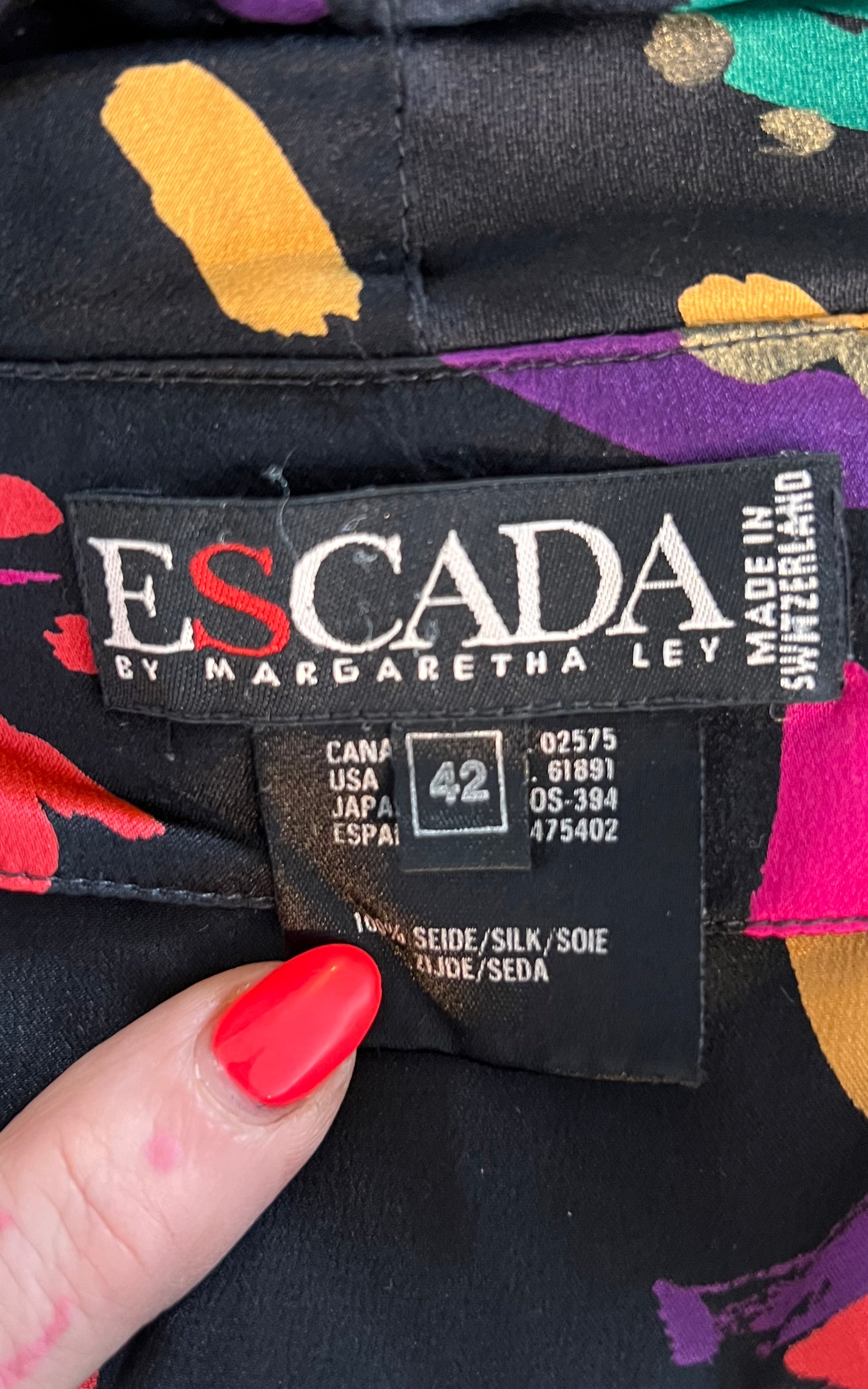 Vintage Escada Silk Blouse
