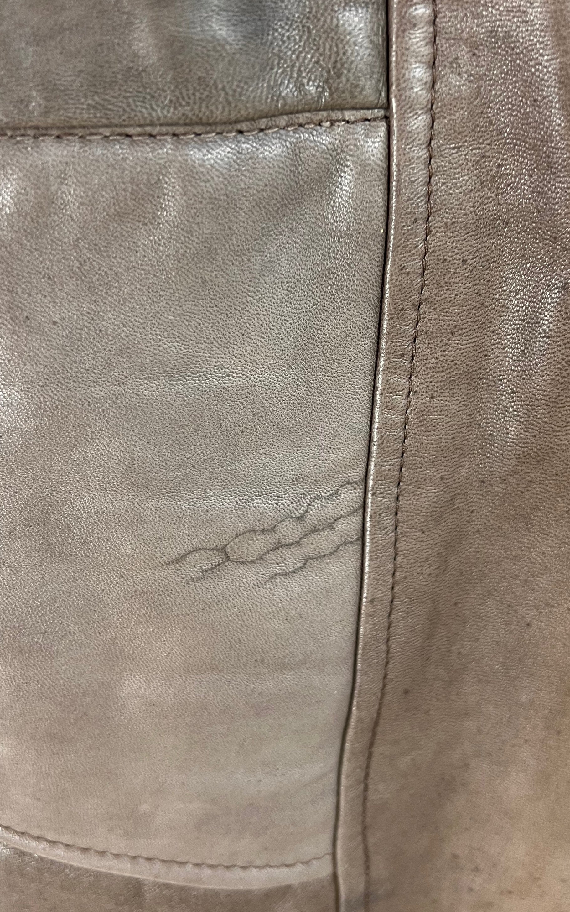 Vintage Leather Skirt