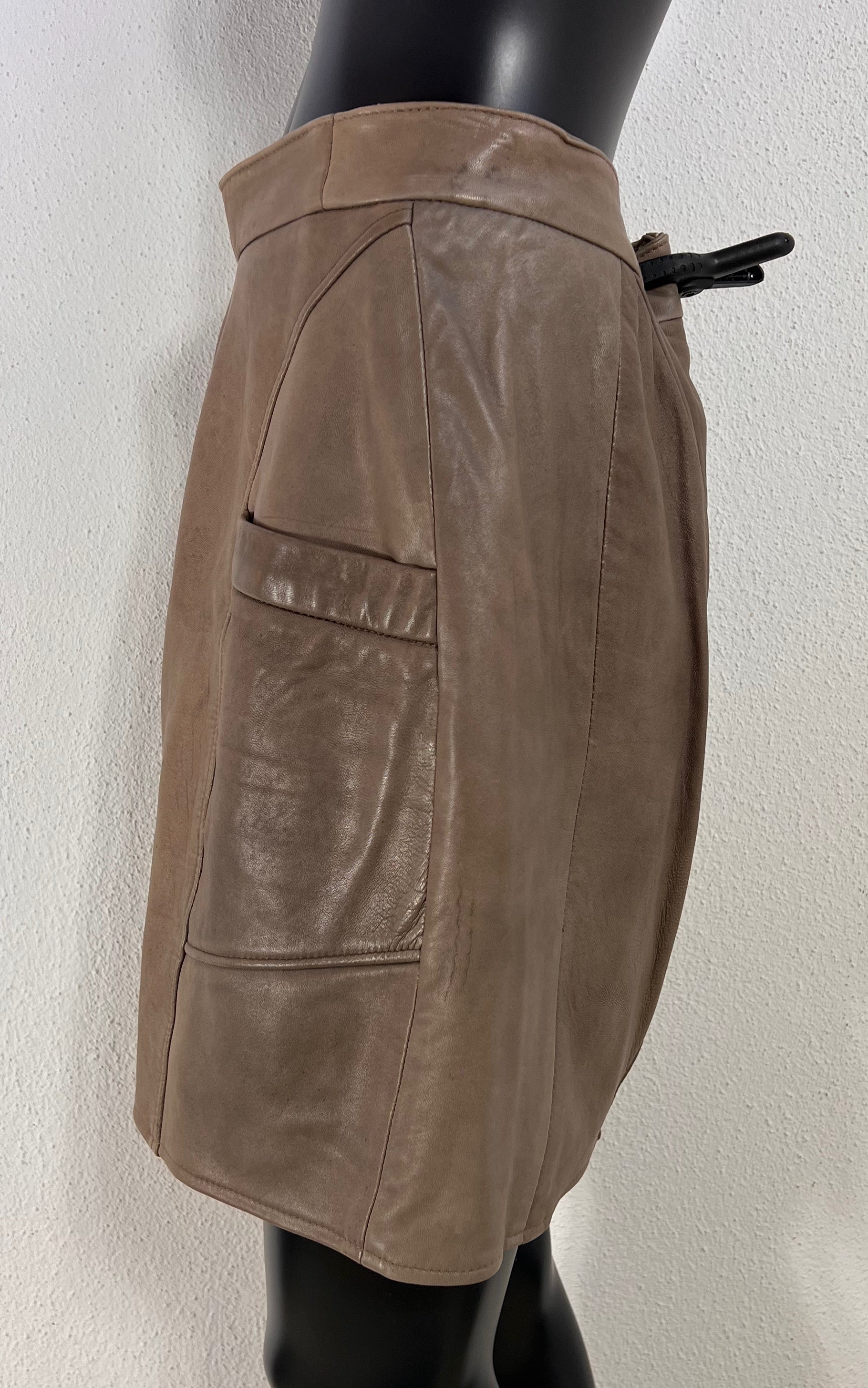 Vintage Leather Skirt