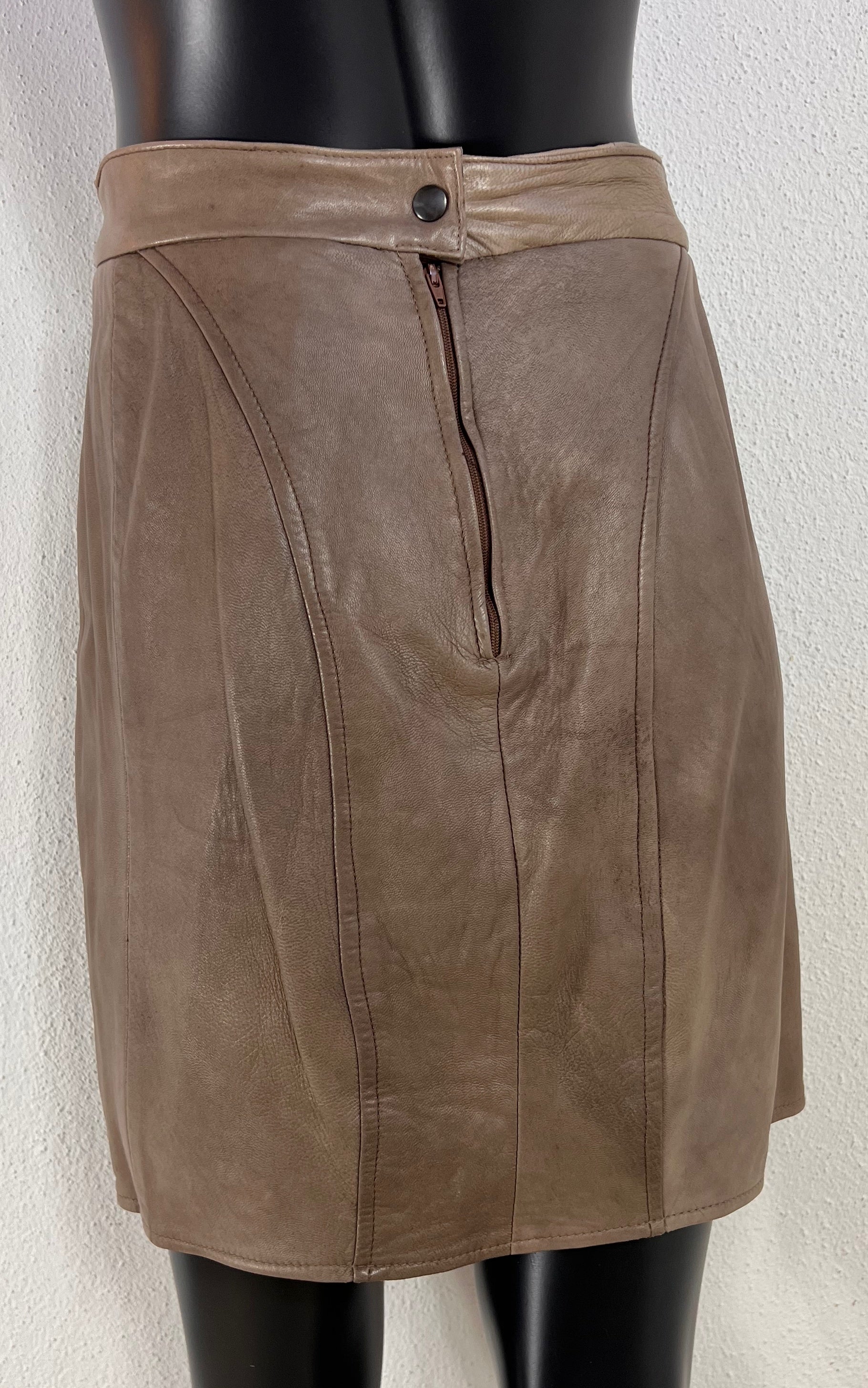 Vintage Leather Skirt