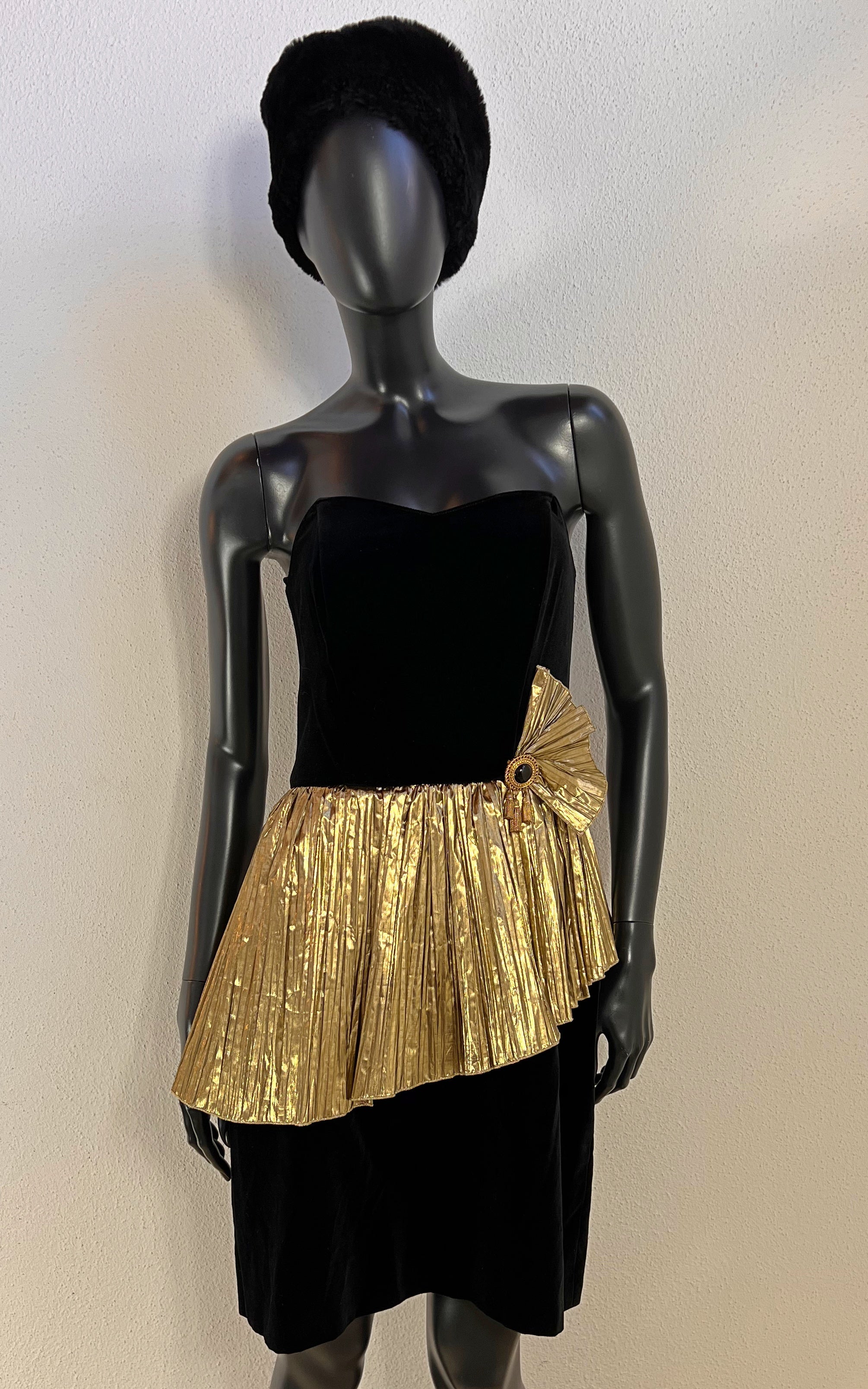 Vintage 90s Velvet Dress