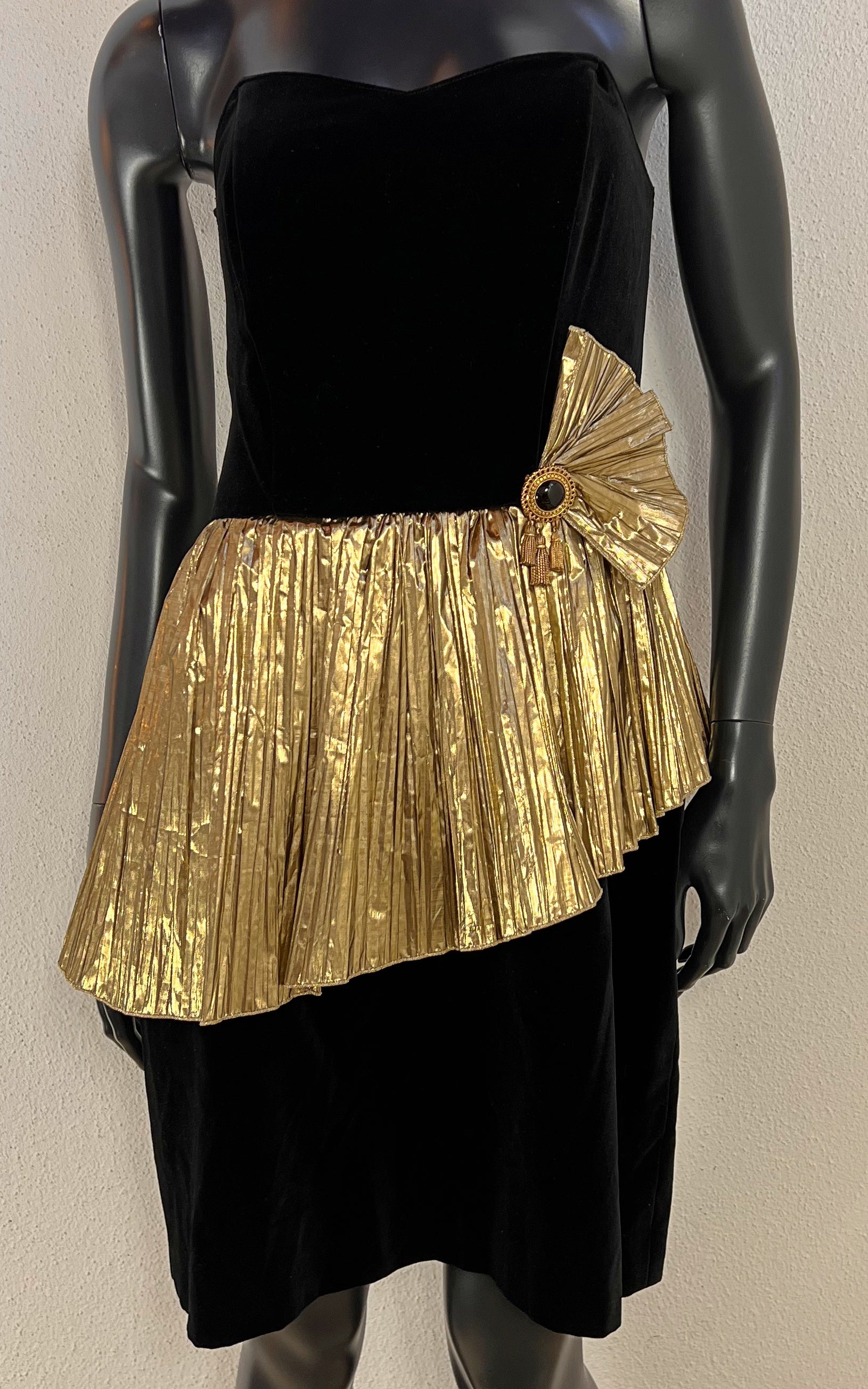 Vintage 90s Velvet Dress
