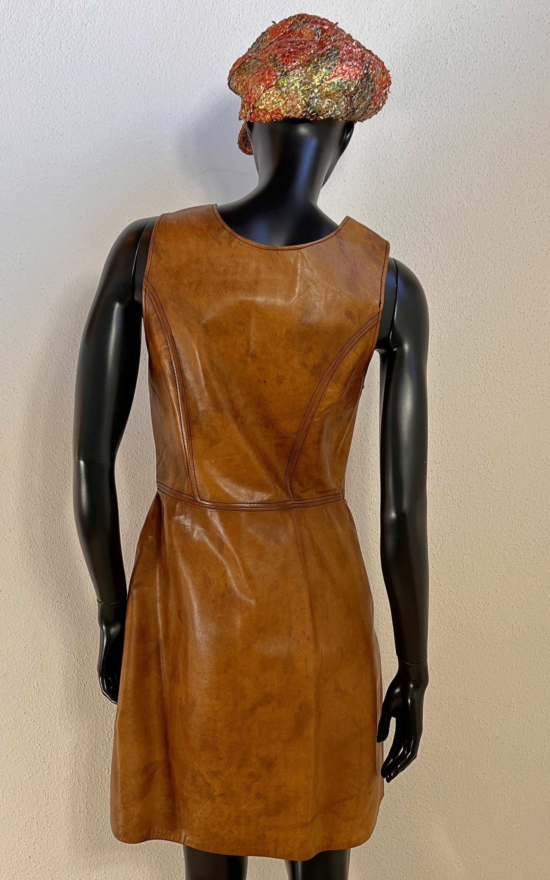 Vintage 60s Studio De Paris Pinafore Dress