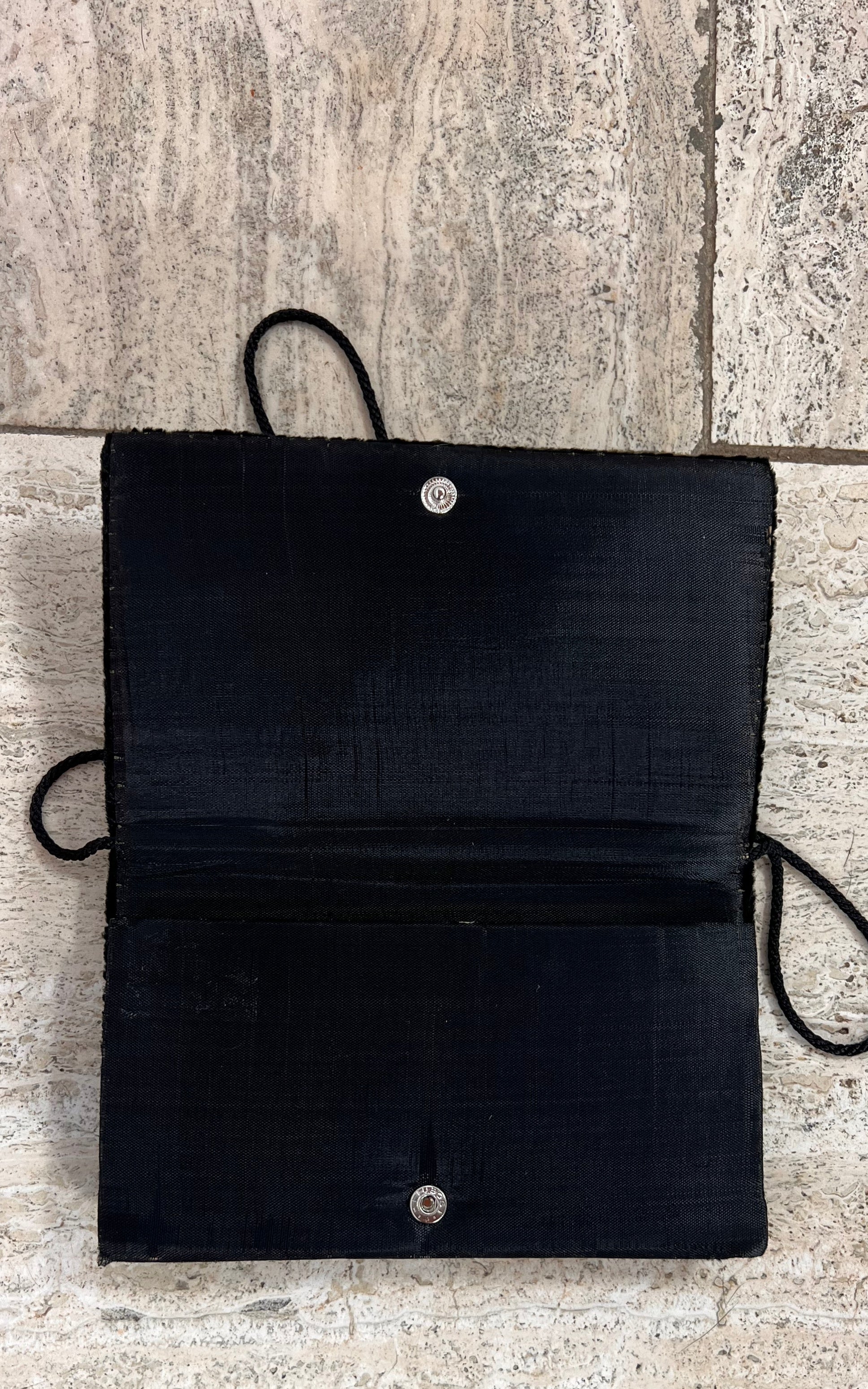 Vintage Embroidered Velvet Bag