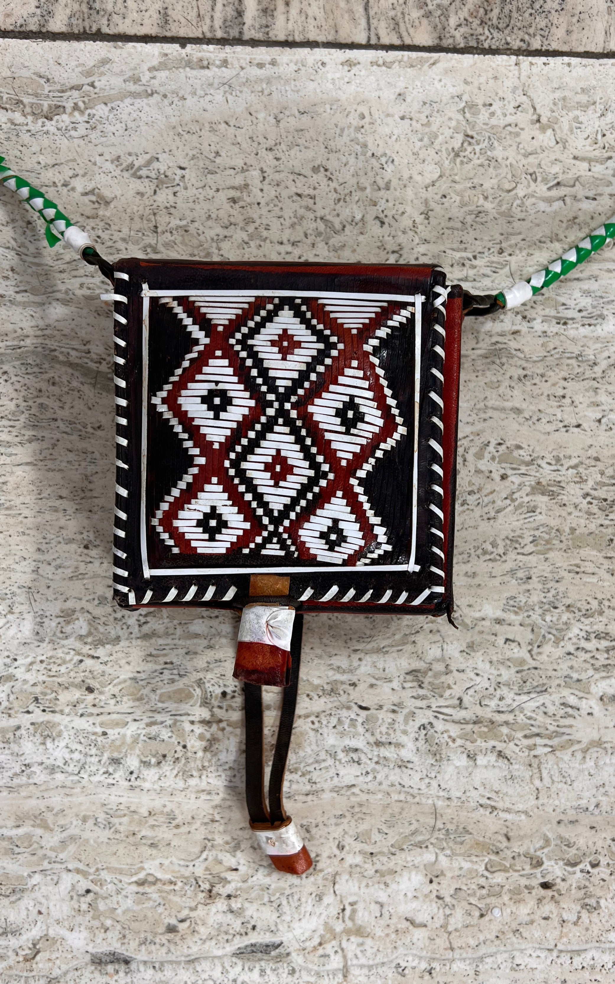 Vintage Handcrafted Tuareg Mini Pouch Bag
