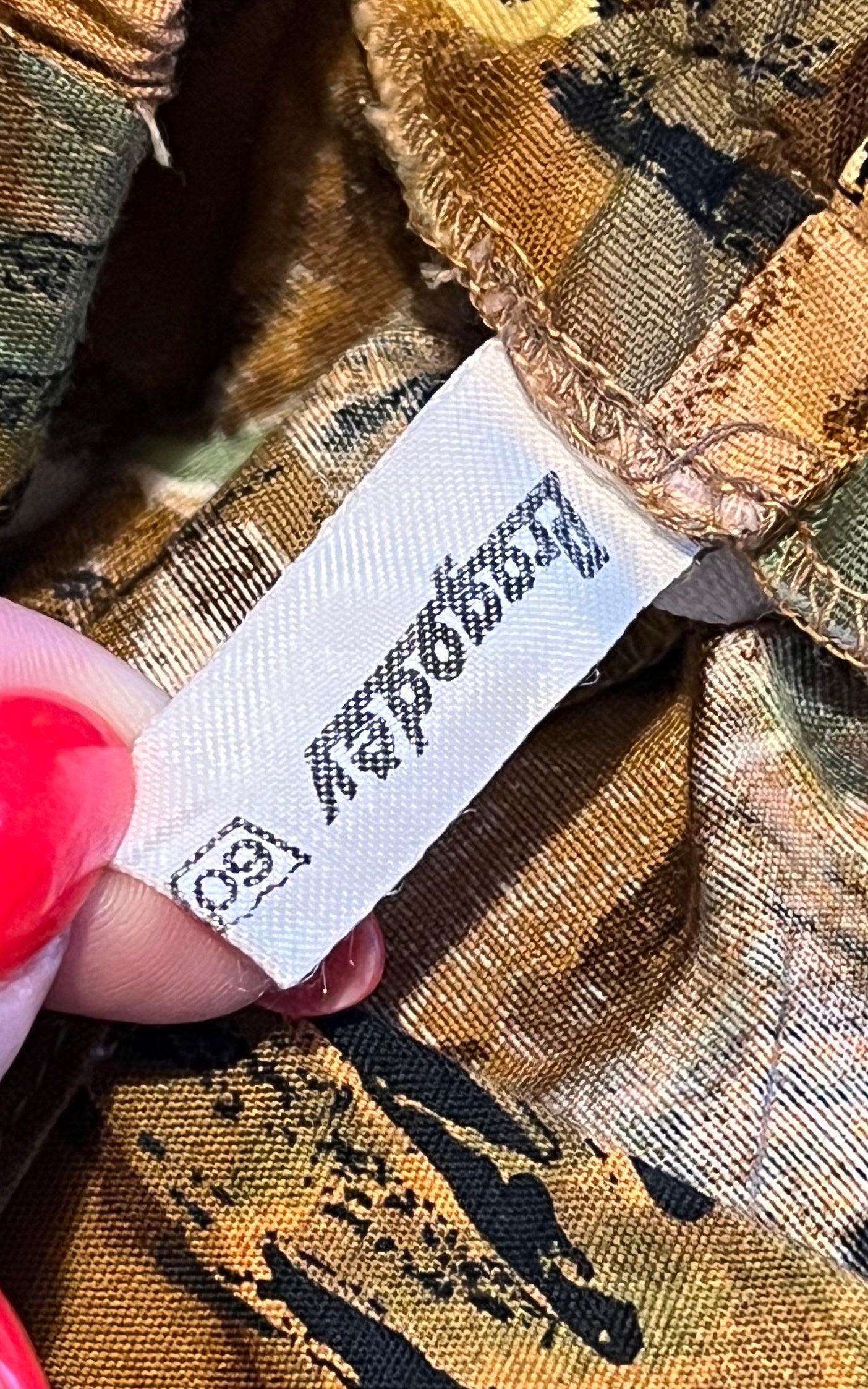 Pantaloni vintage in viscosa anni '90