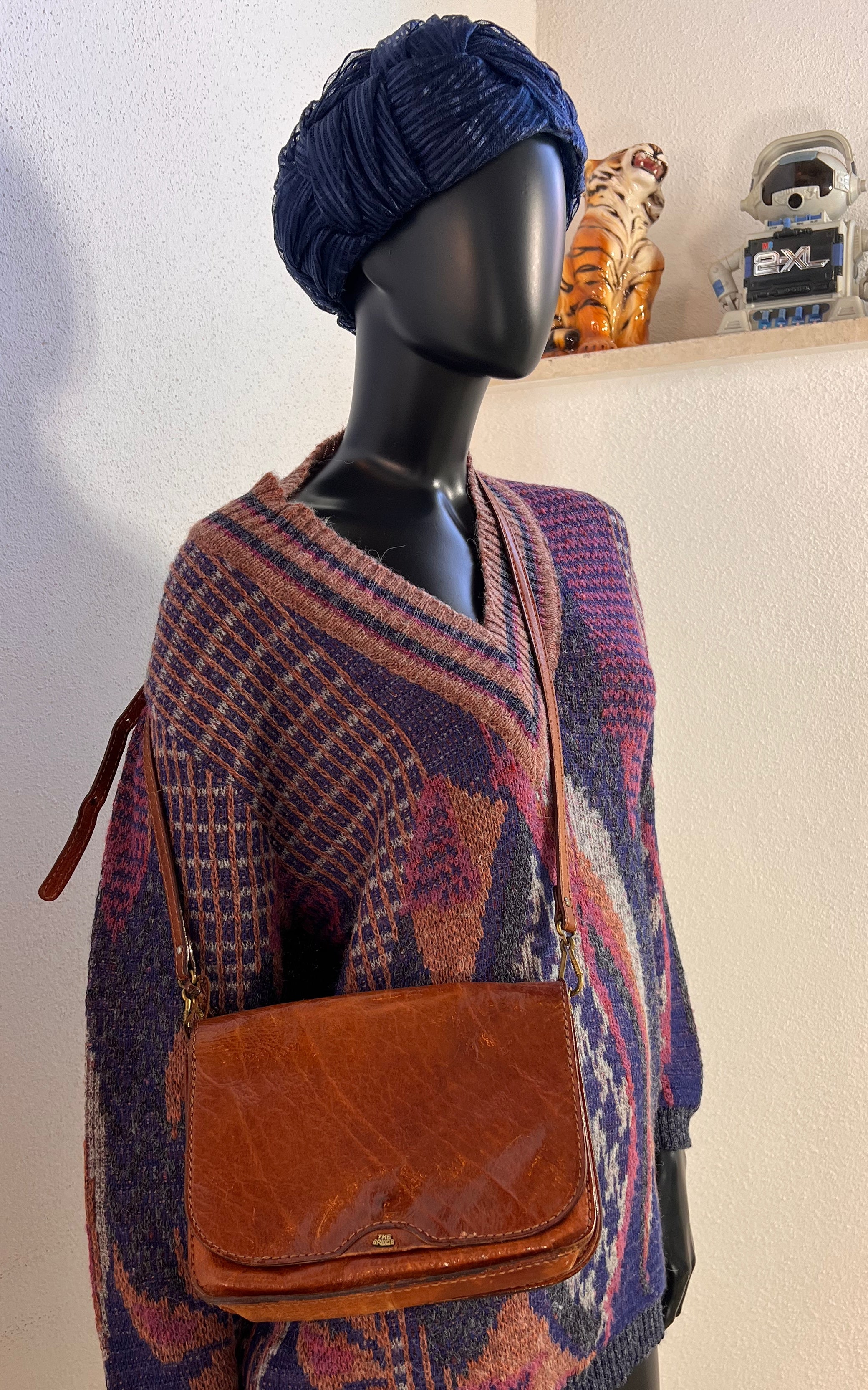 The Bridge 70s Vintage Leather Crossbody Bag