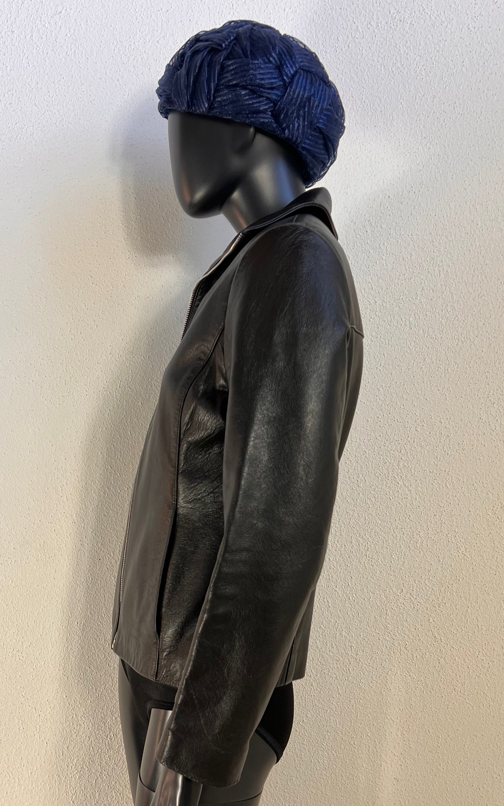 Vintage Y2K Minimalist Leather Jacket