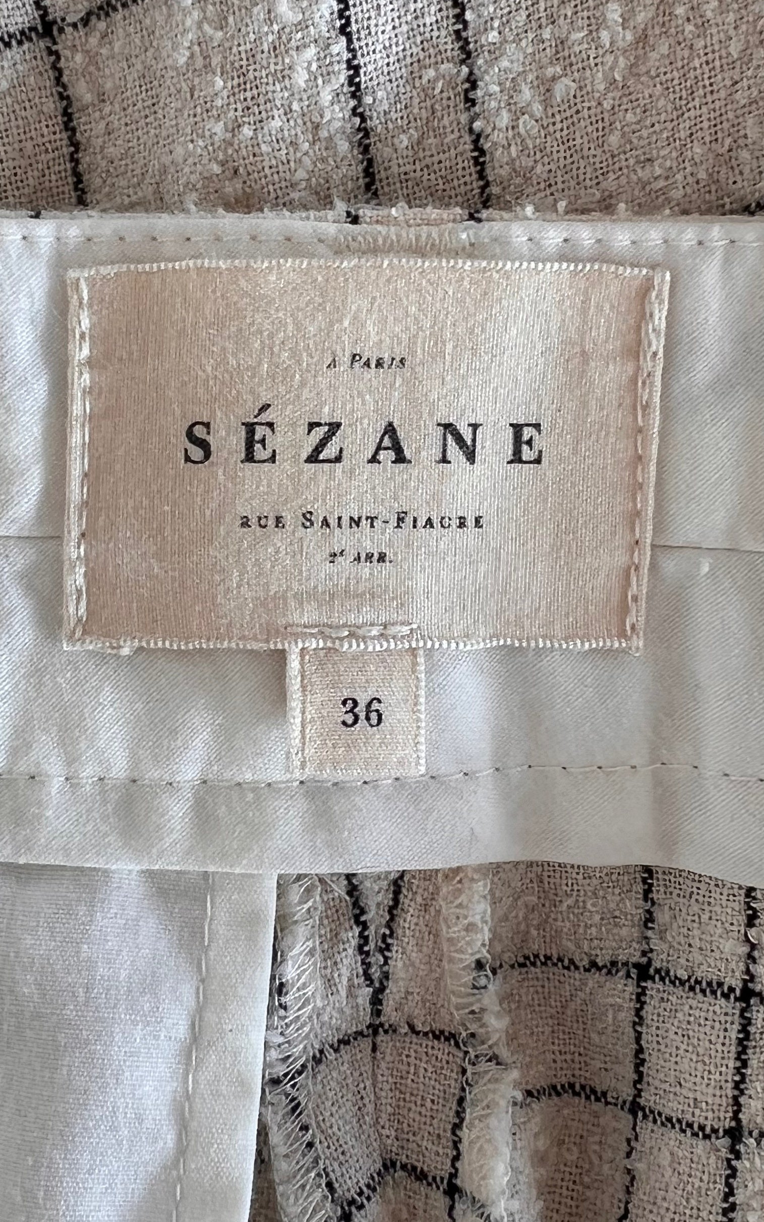 Sézane Checked Trousers