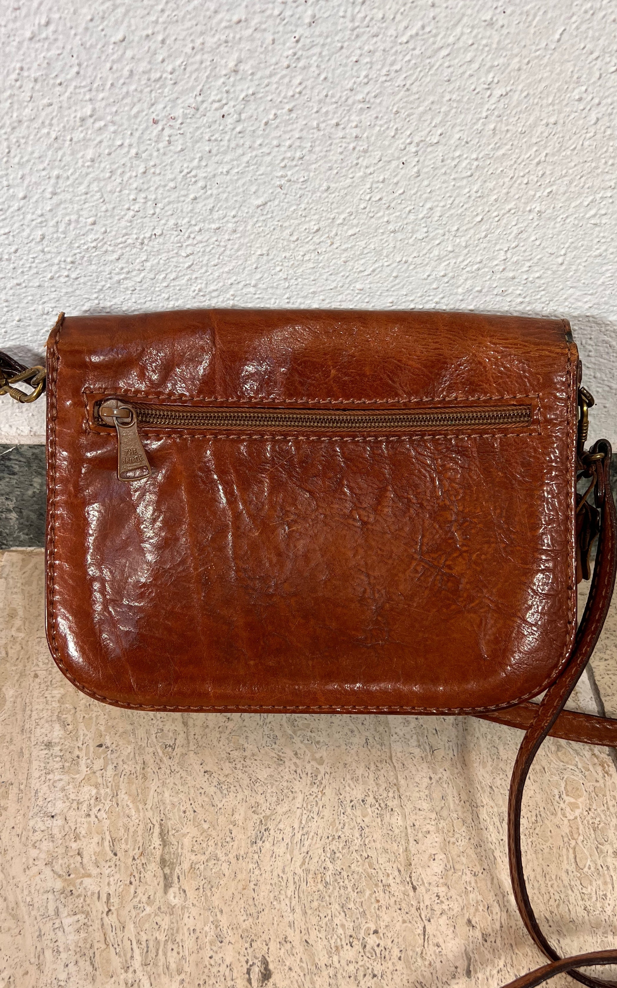 The Bridge 70s Vintage Leather Crossbody Bag